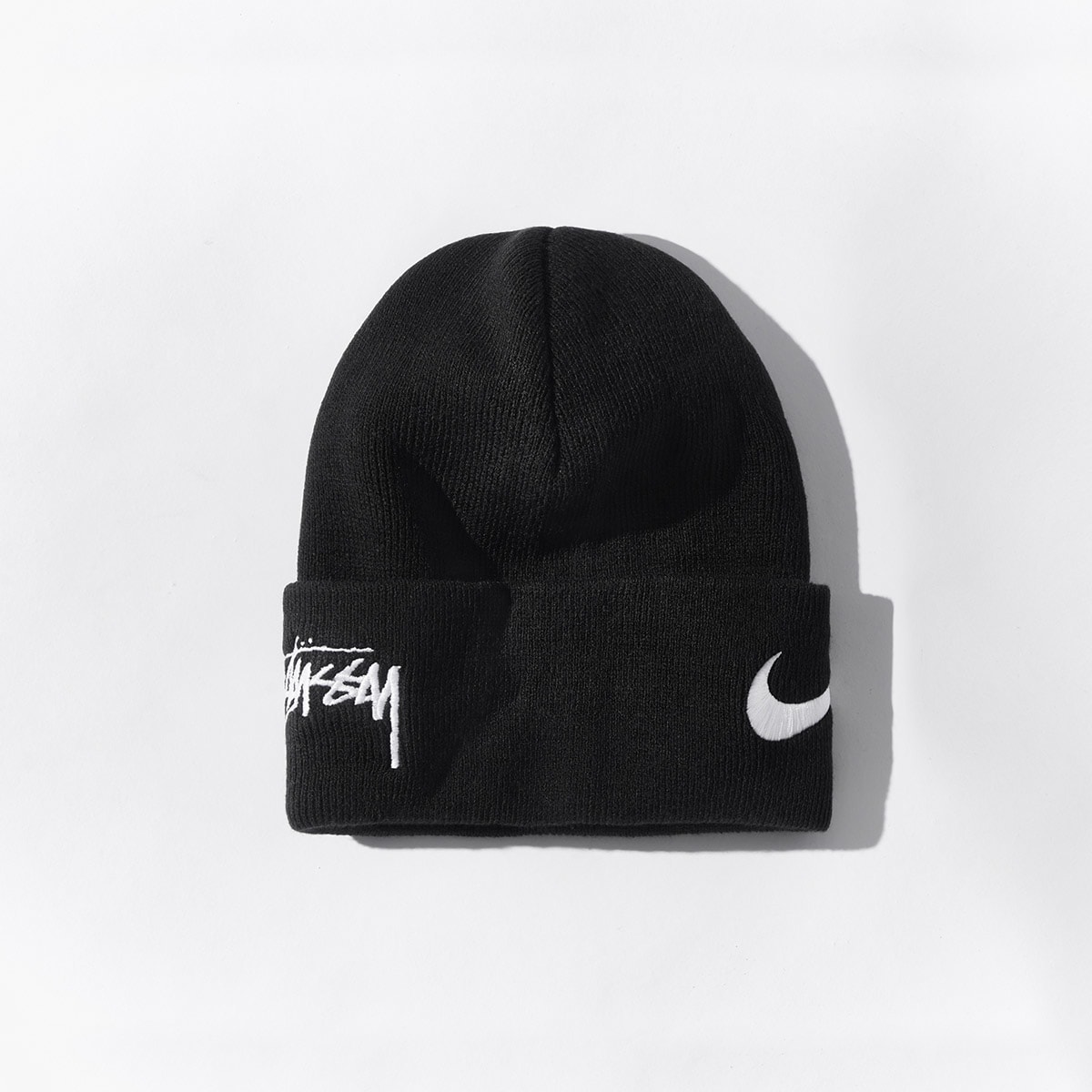 ニット帽/ビーニーSTUSSY × NIKE Cuff Beanie Black