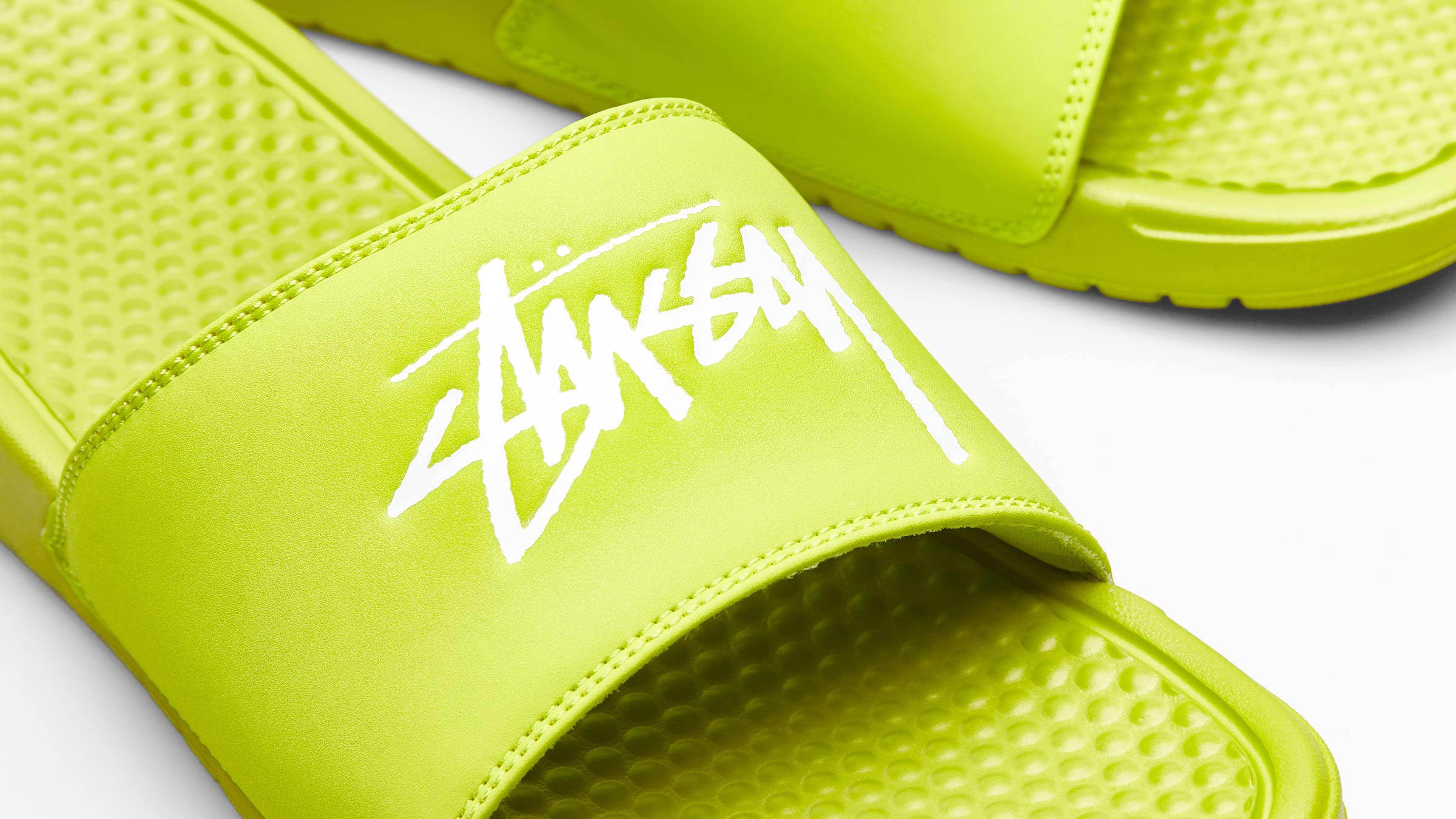 stussy x benassi slides