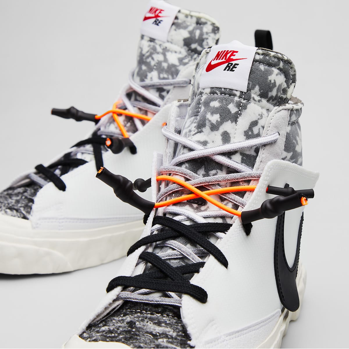 Nike x Readymade Blazer Mid (White, Pure Platinum & Orange) | END