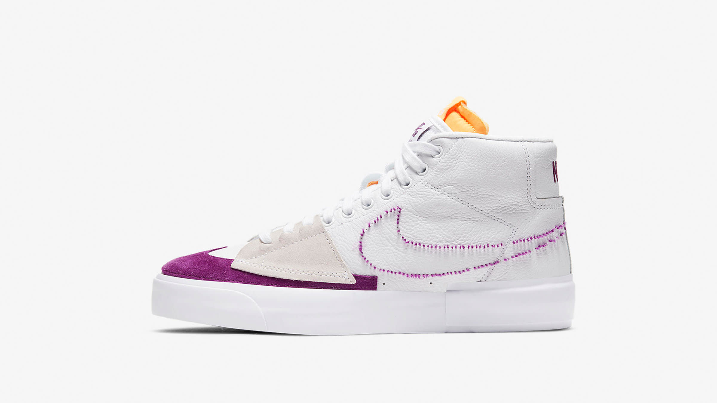 nike sb zoom blazer mid edge white navy