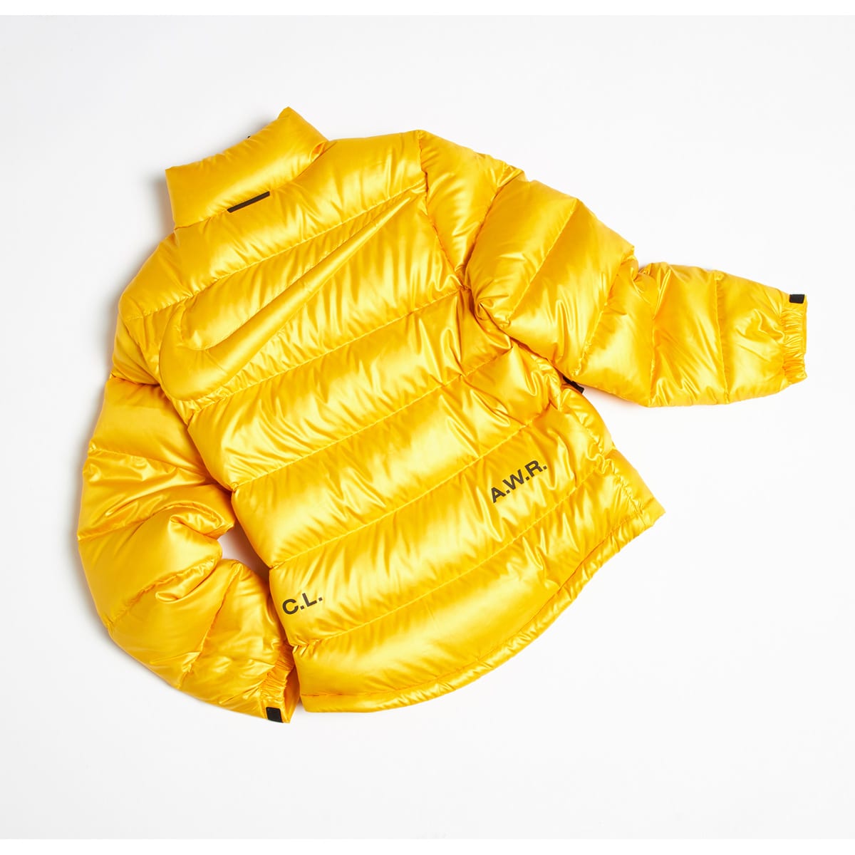 yellow nike puffer jacket
