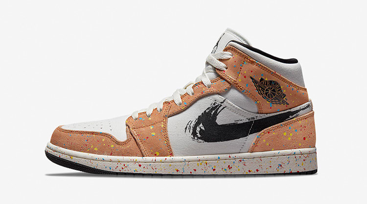 Air Jordan 1 Mid (Sail, Black \u0026 Cider) | END. Launches