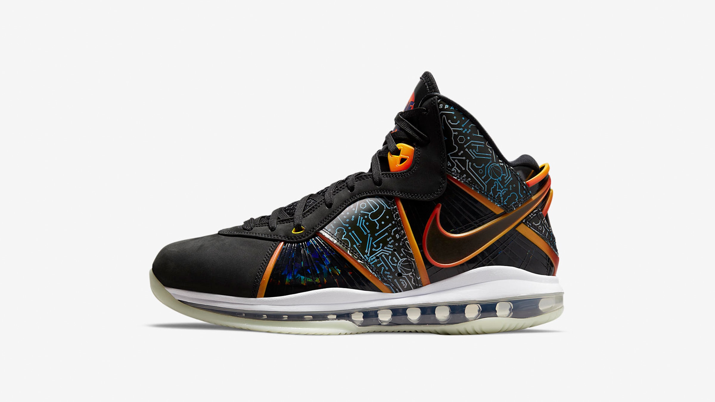 lebron 8 space jam glow in the dark
