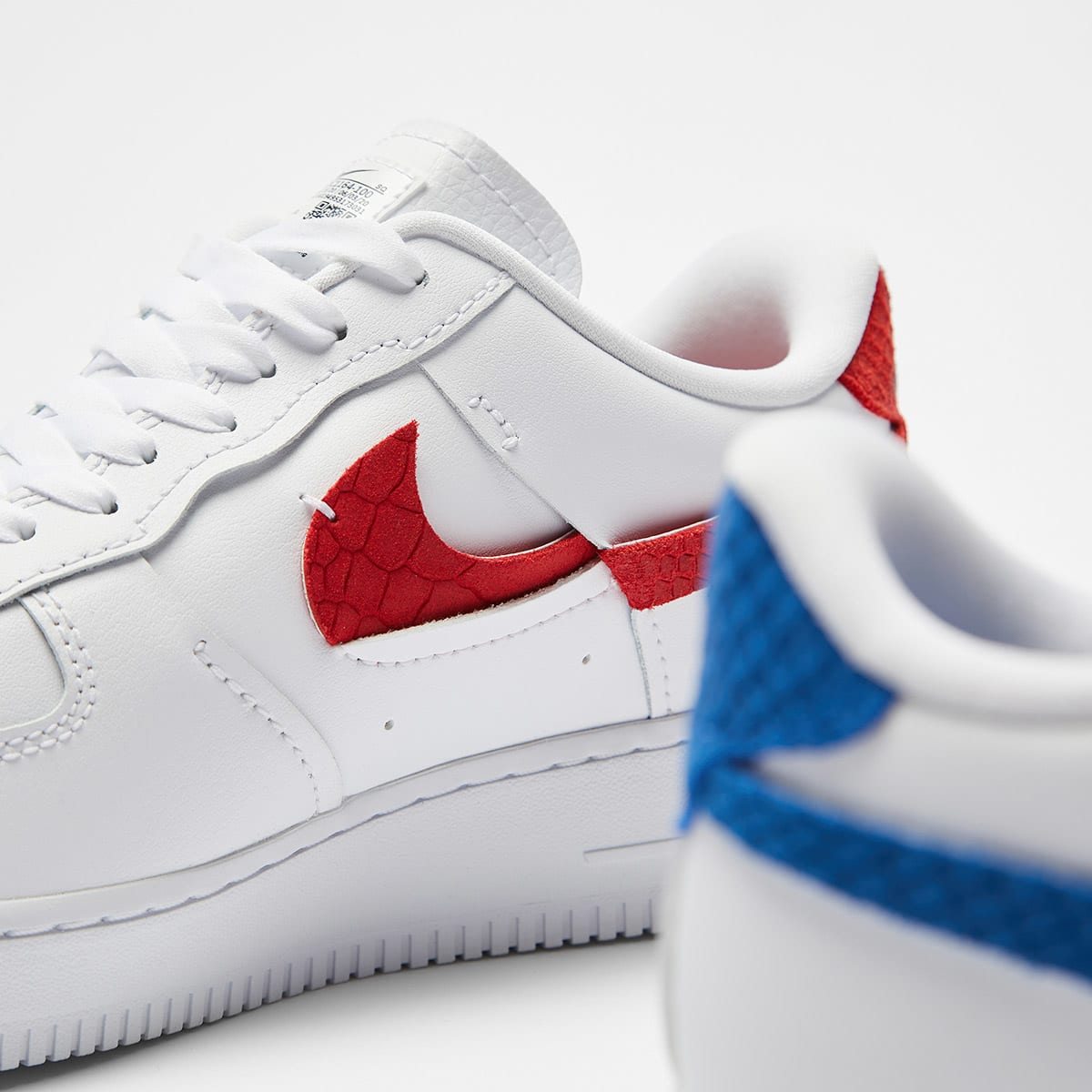 Nike Air Force 1 LXX W (White, Royal & Red) | END. Launches