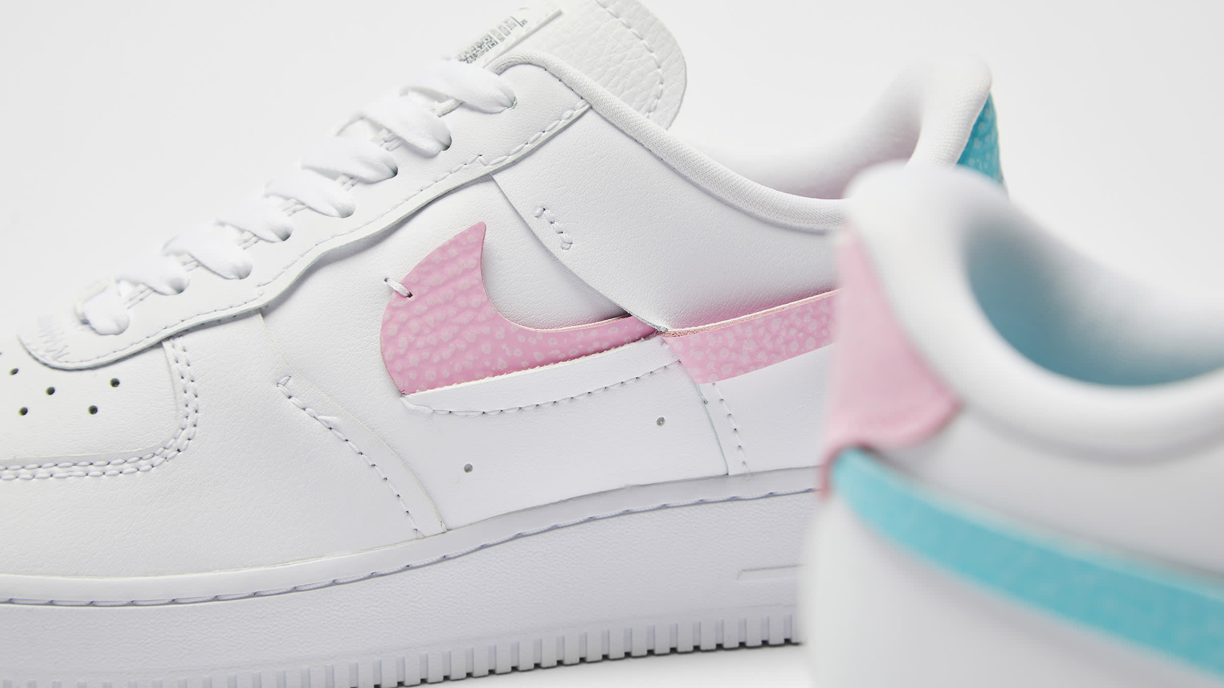 Nike Air Force 1 LXX W (White, Aqua & Pink) | END. Launches