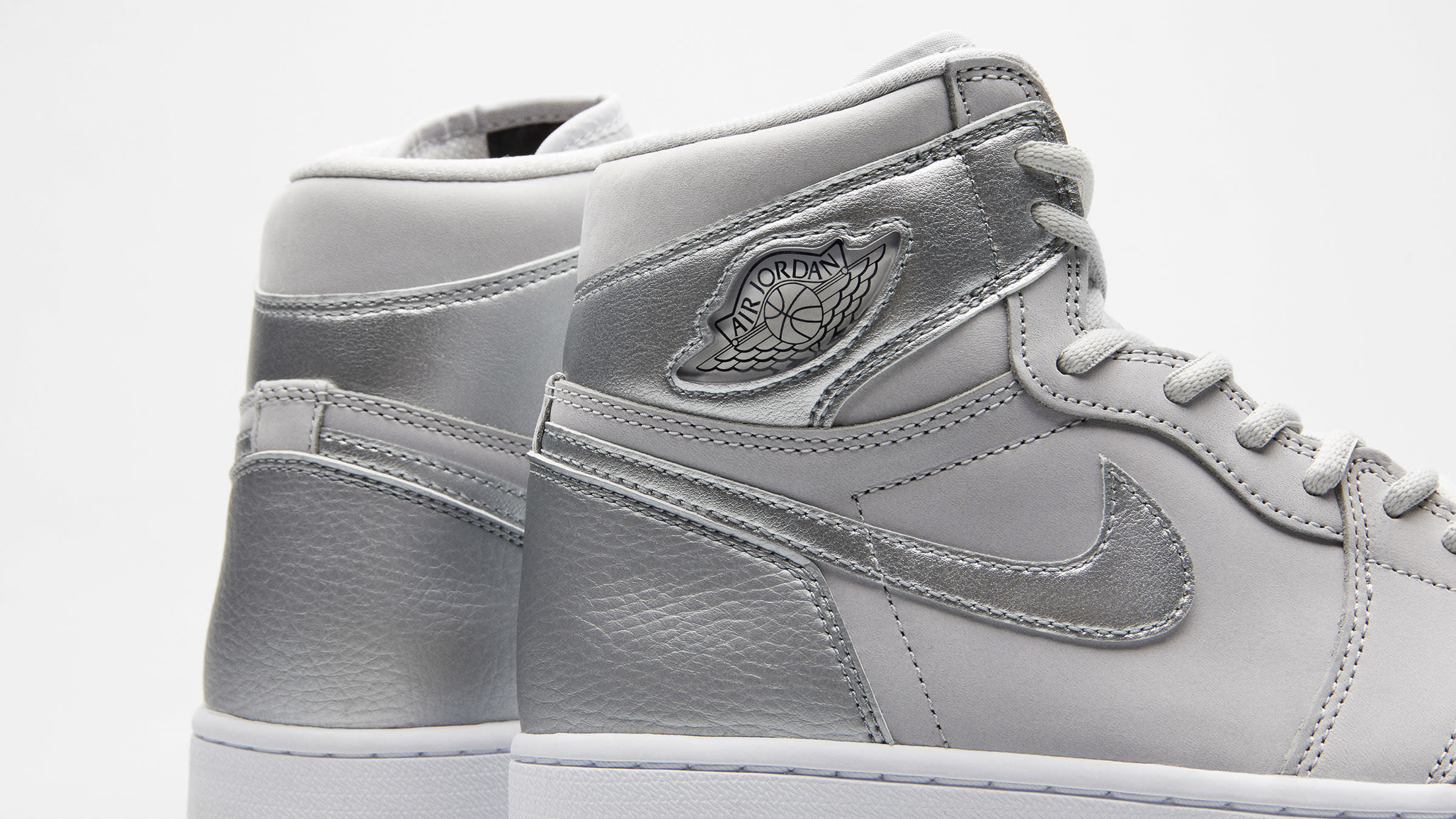 Nike Air Jordan 1 High OG Co JP (Grey, Silver & White) | END. Launches