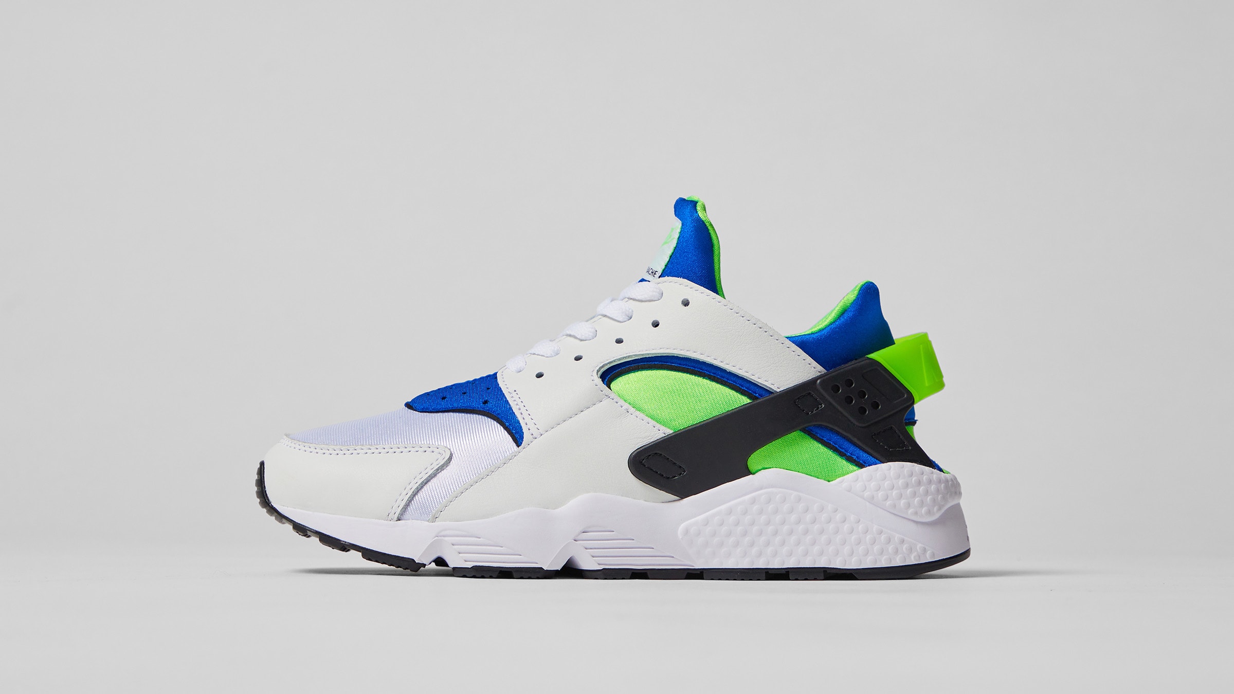 Nike Air Huarache OG (White, Green & Blue) | END. Launches