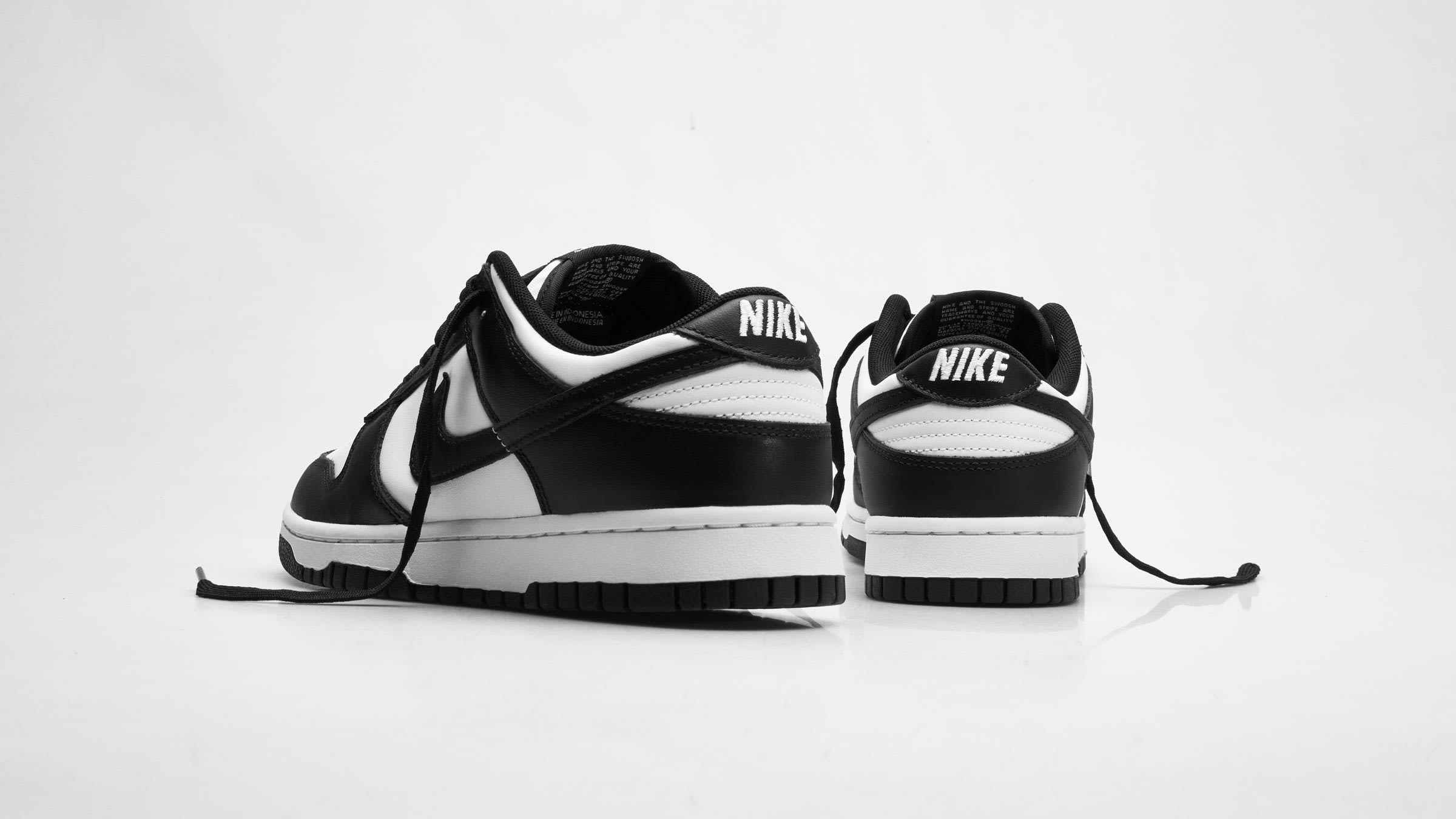 Nike Dunk Low Retro (White, Black & White) | END. Launches