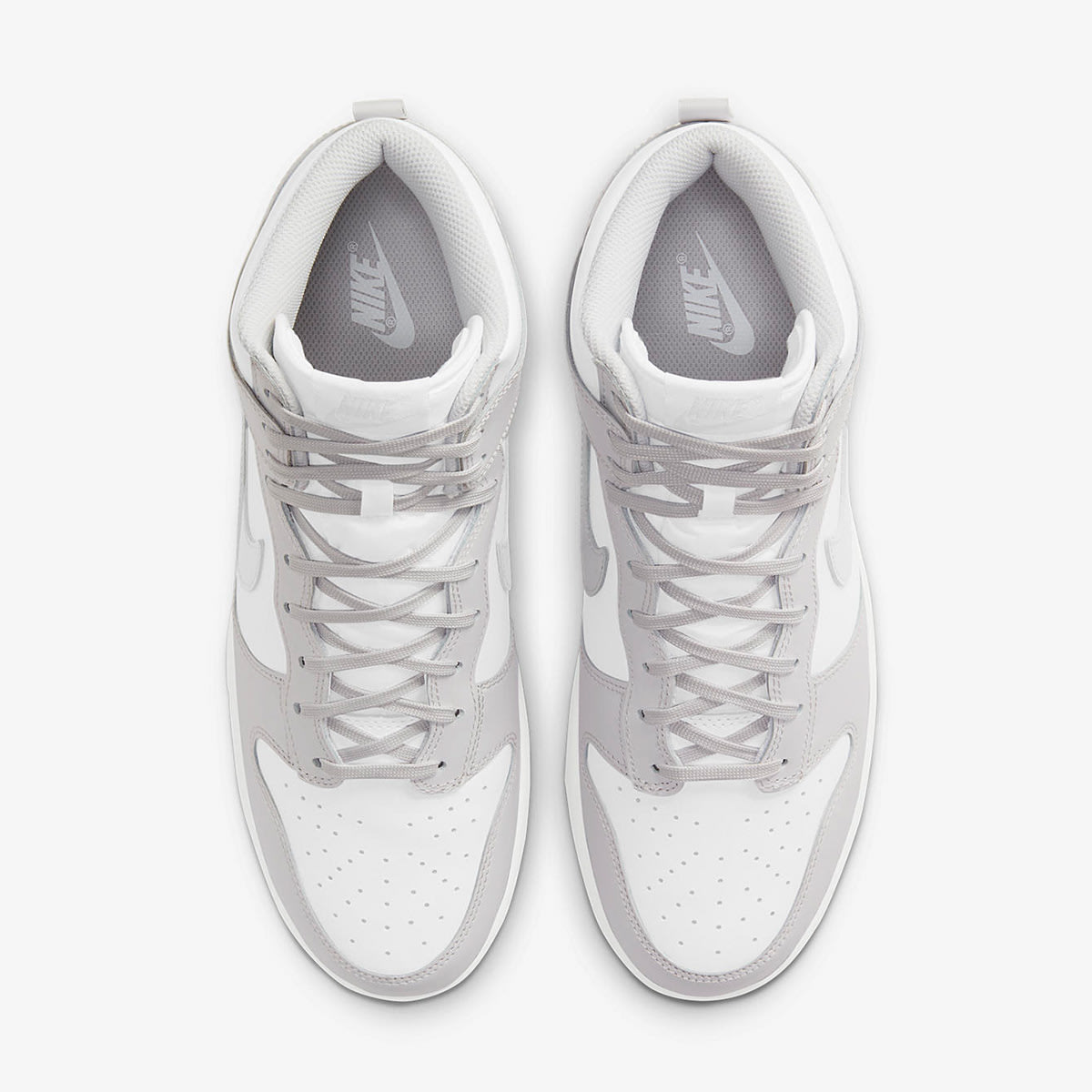 Nike Dunk Hi Retro (White, Vast Grey & White) | END. Launches