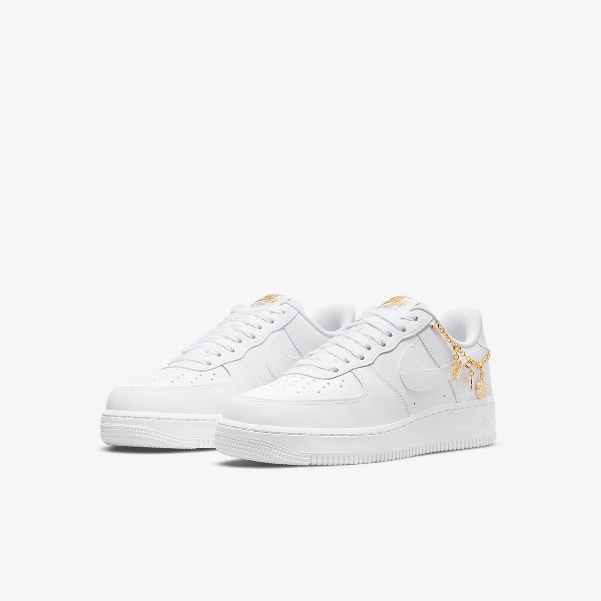 Nike Air Force 1 '07 LX W (White & Gold) | END. Launches