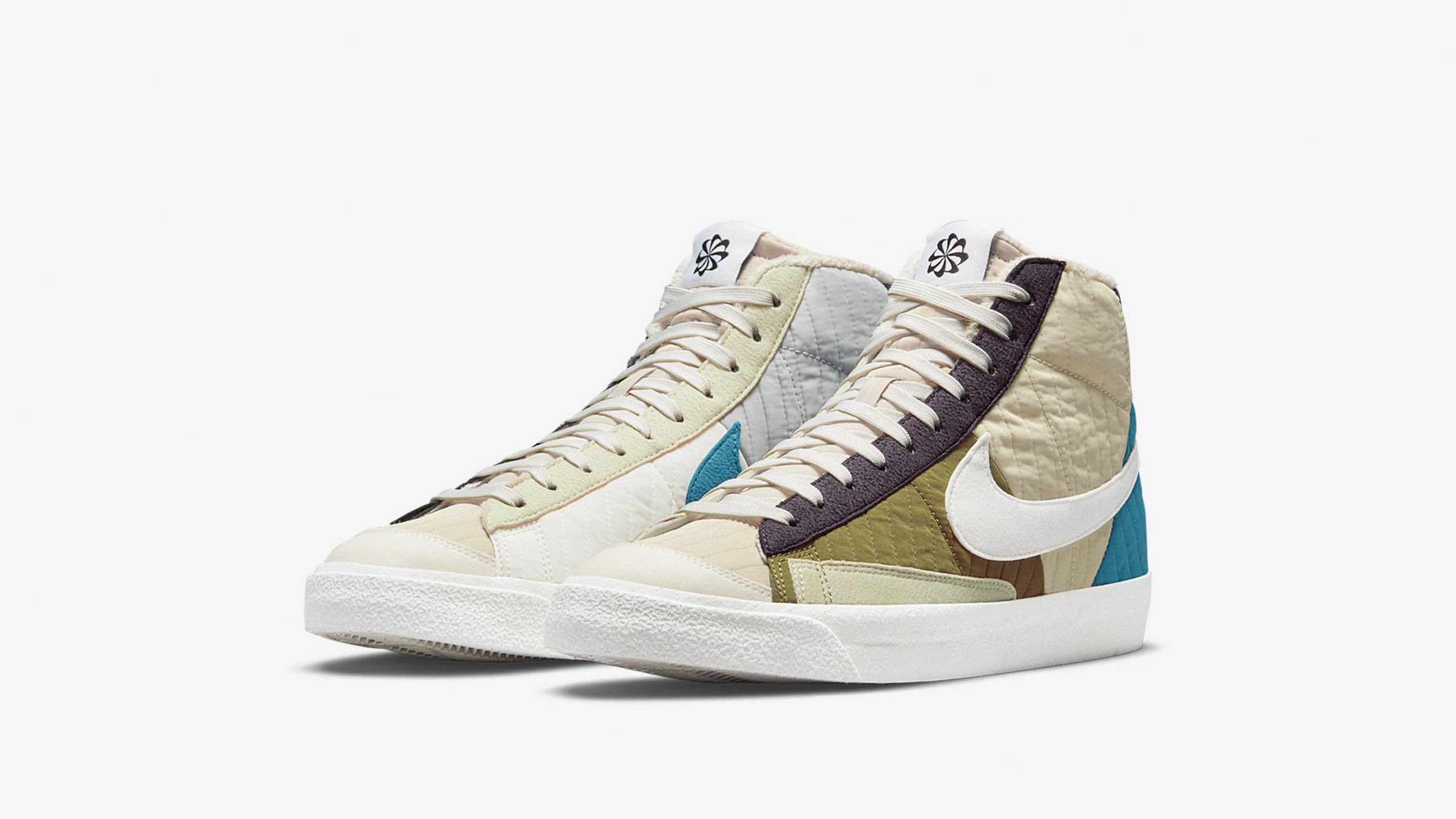 patchwork blazers nike