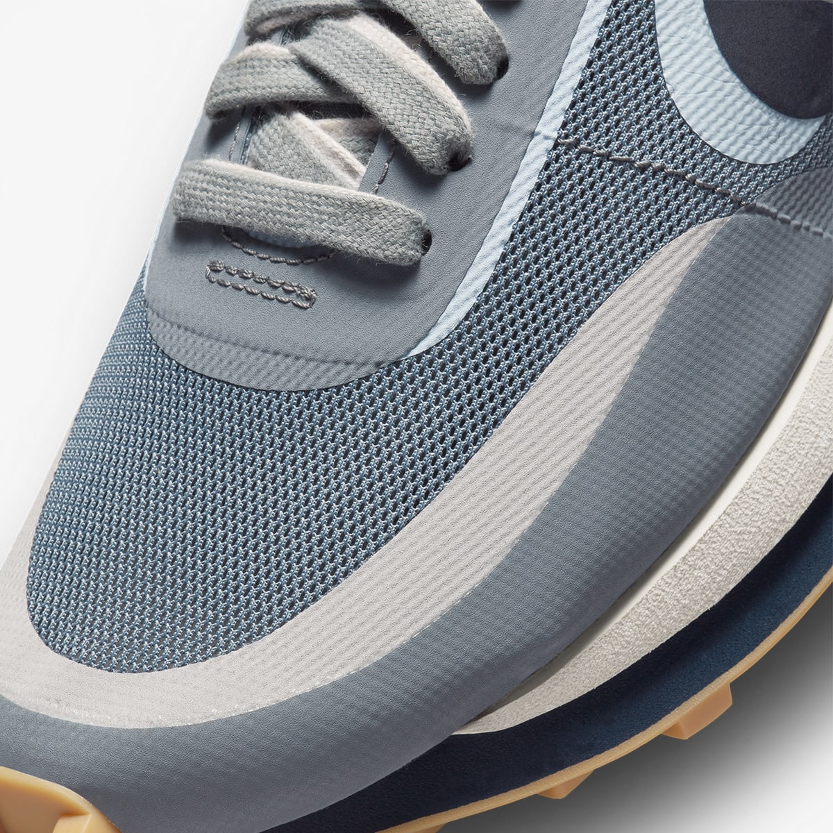 Nike x Sacai x CLOT LDWaffle (Cool Grey, Obsidian & Grey) | END 