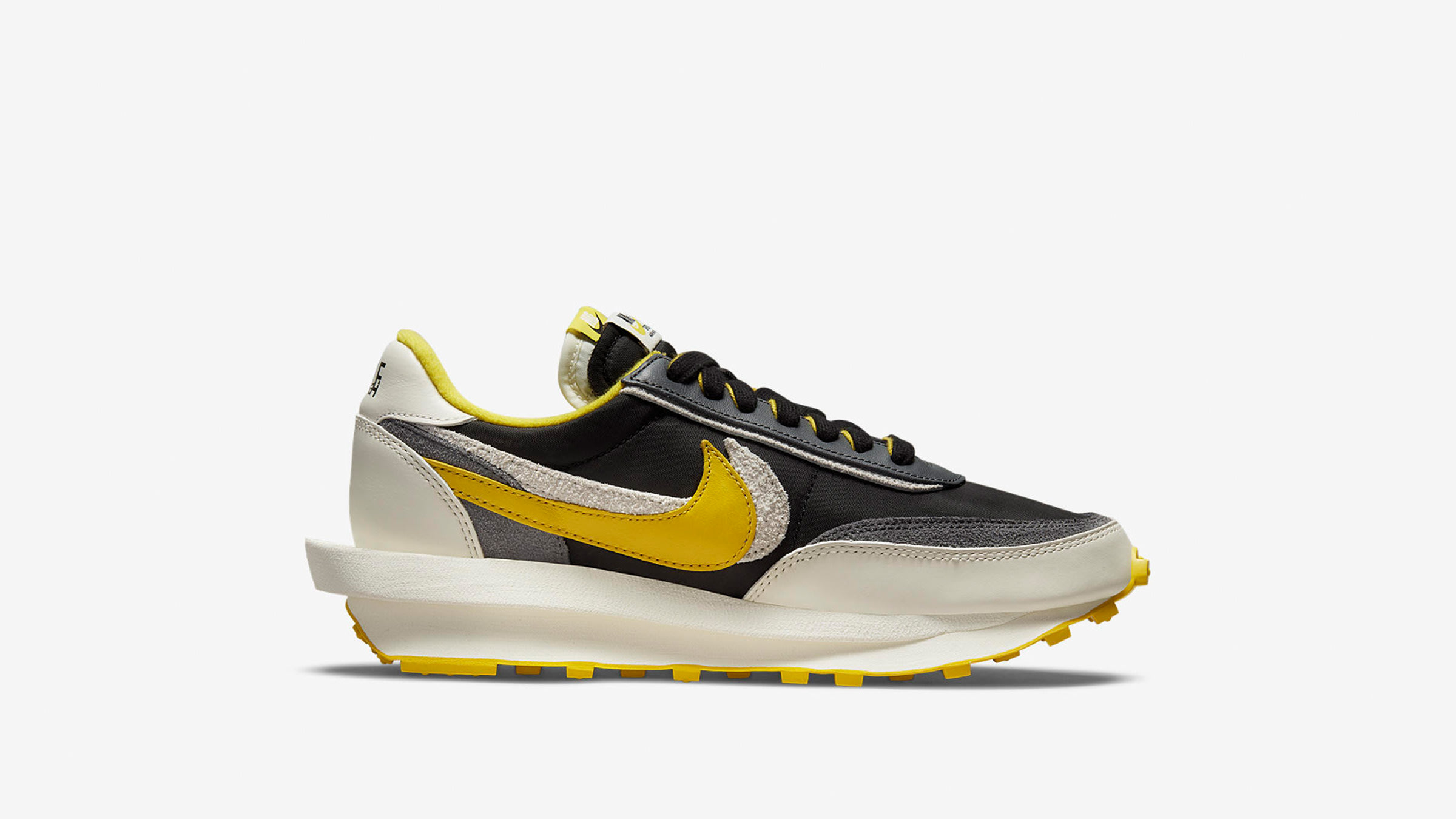 Nike x Sacai x Undercover LDWaffle (Black, Citron & Grey) | END