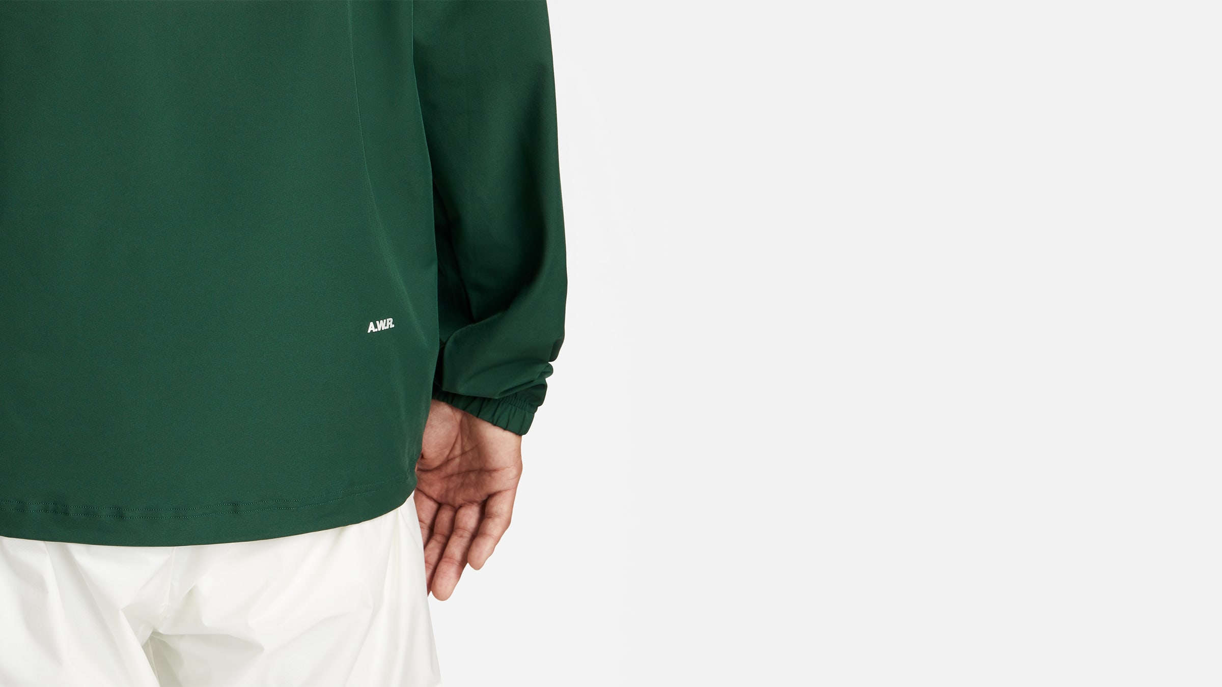 Nike x NOCTA Long Sleeve Woven Crew (Pro Green & Black) | END