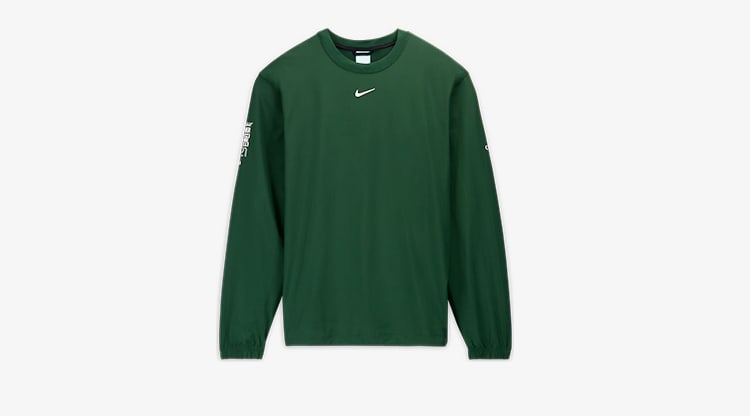 Nike x NOCTA Long Sleeve Woven Crew (Pro Green & Black) | END ...