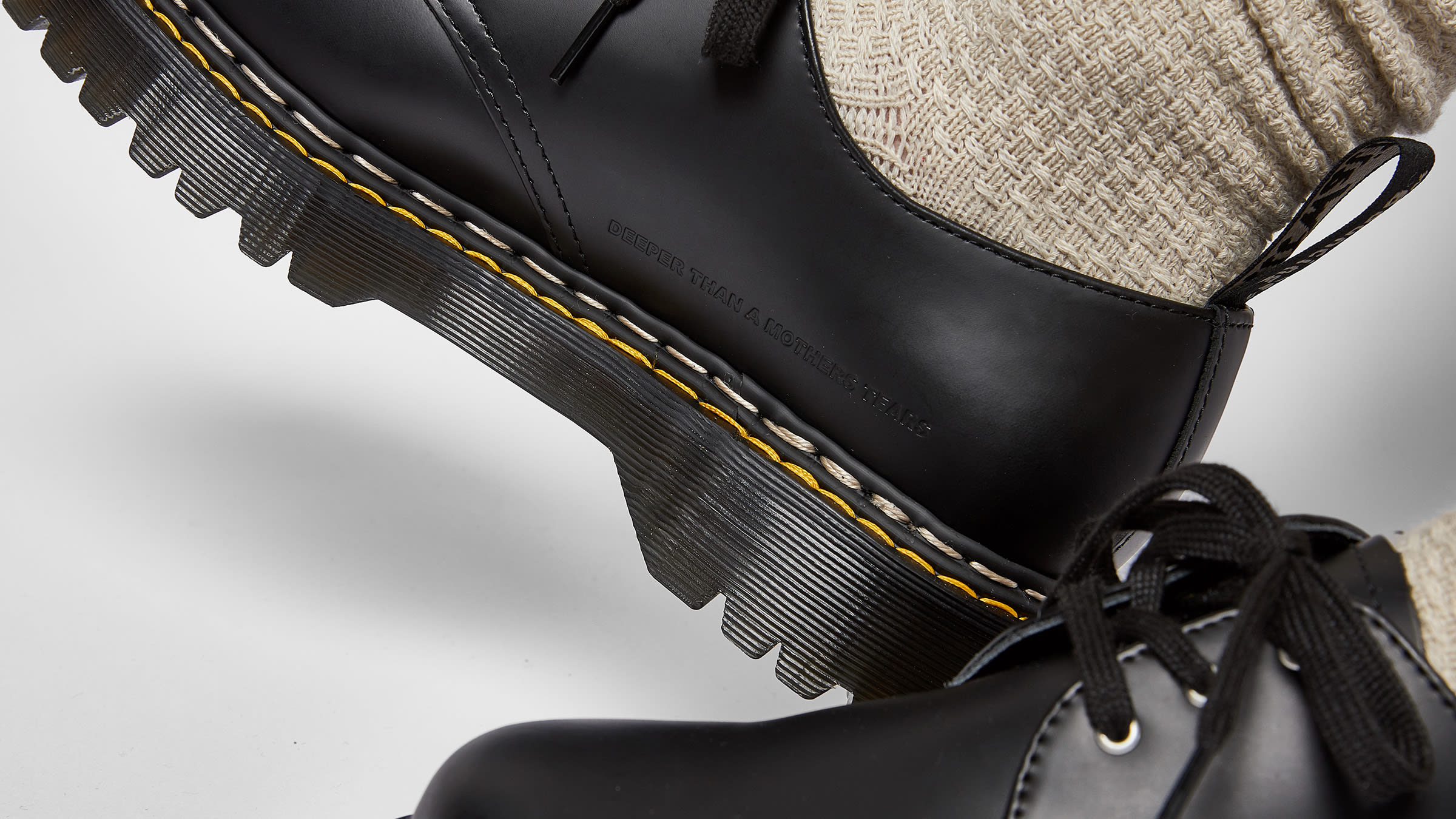 rick owens doc martens suede