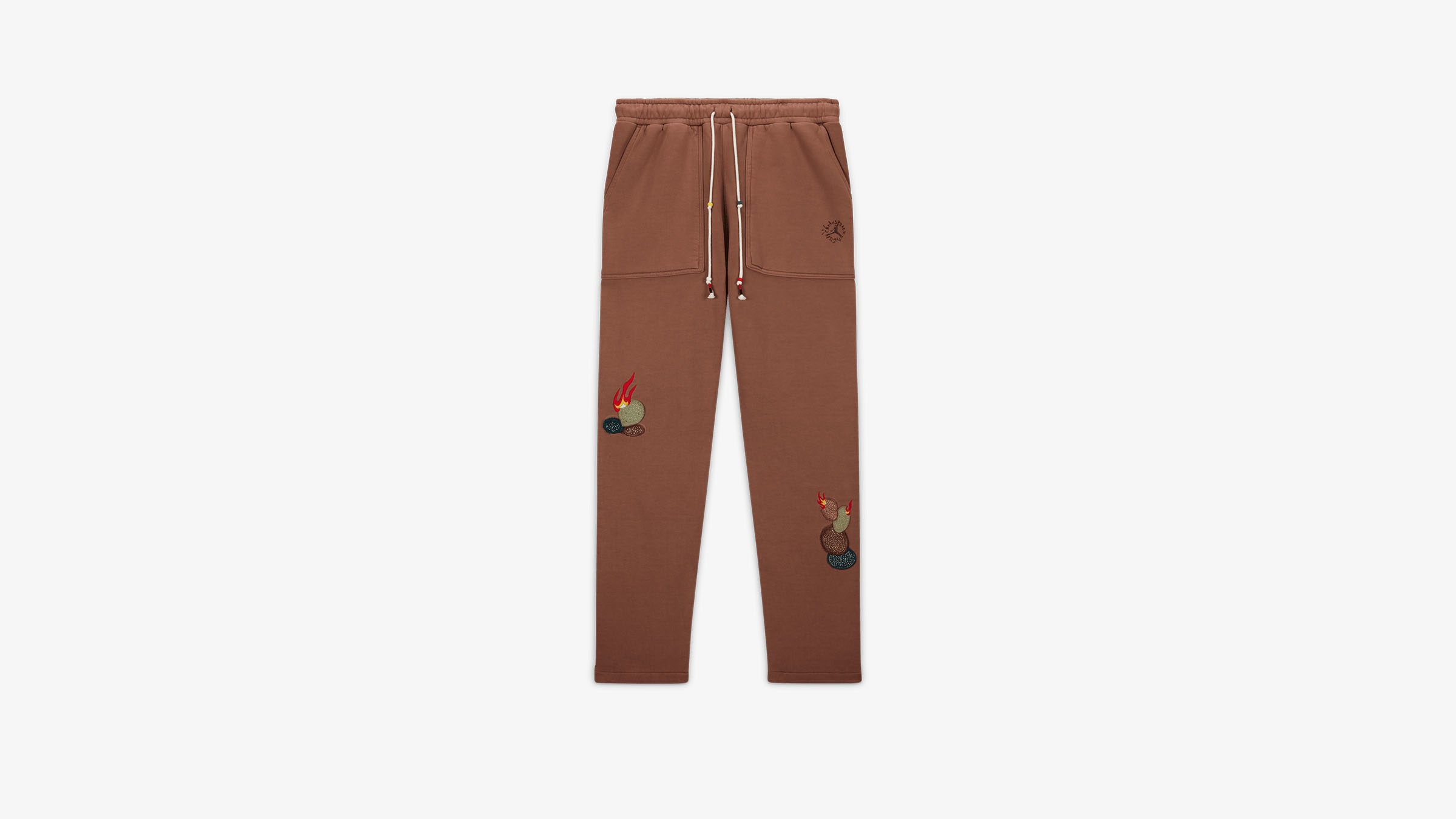 Travis Scott x Air Jordan Fleece Pant (Archaeo Brown) | END. Launches