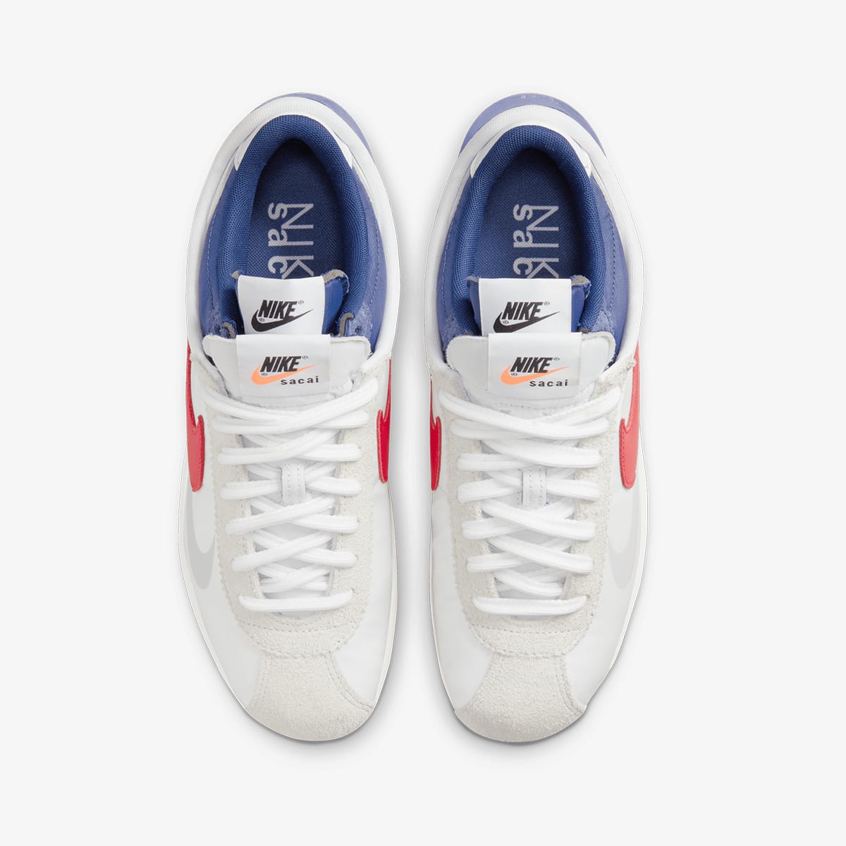 Nike x Sacai Zoom Cortez SP (White & University Red) | END. Launches