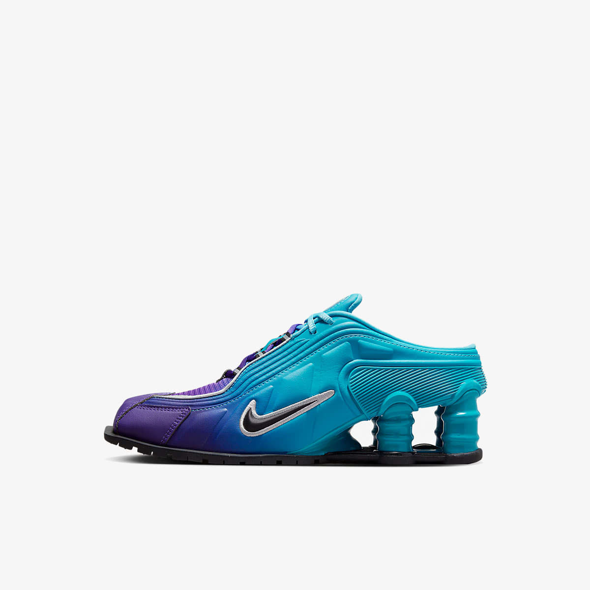 Nike x Martine Rose Shox MR4 (Blue, Black & Silver) | END. Launches