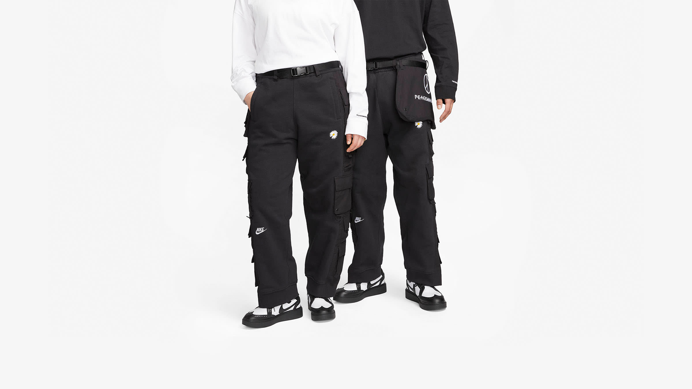 Nike x G Dragon Cf Wide Pant (Black & White) | END. Launches