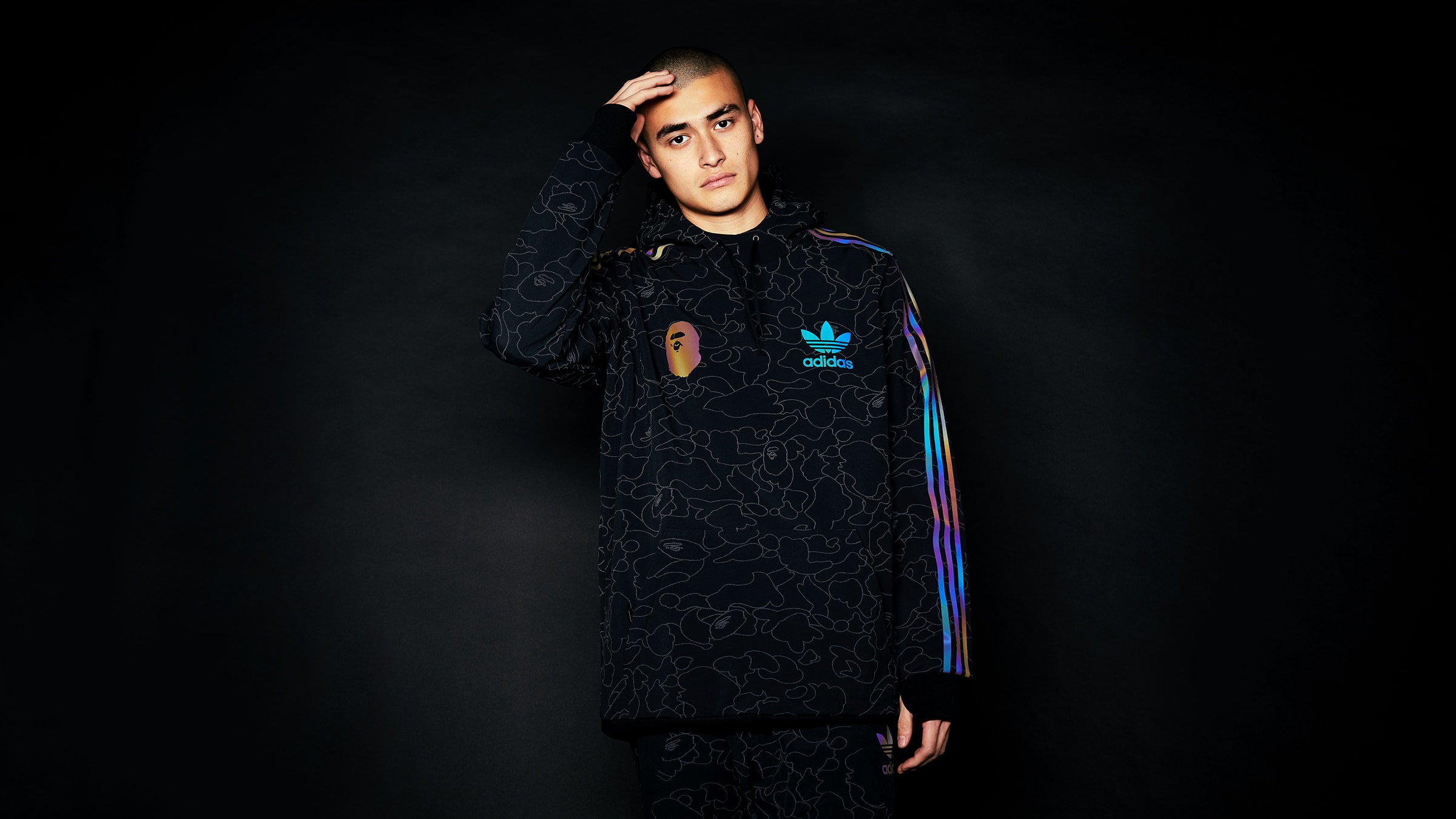 Adidas consortium tech hoodie x bape on sale