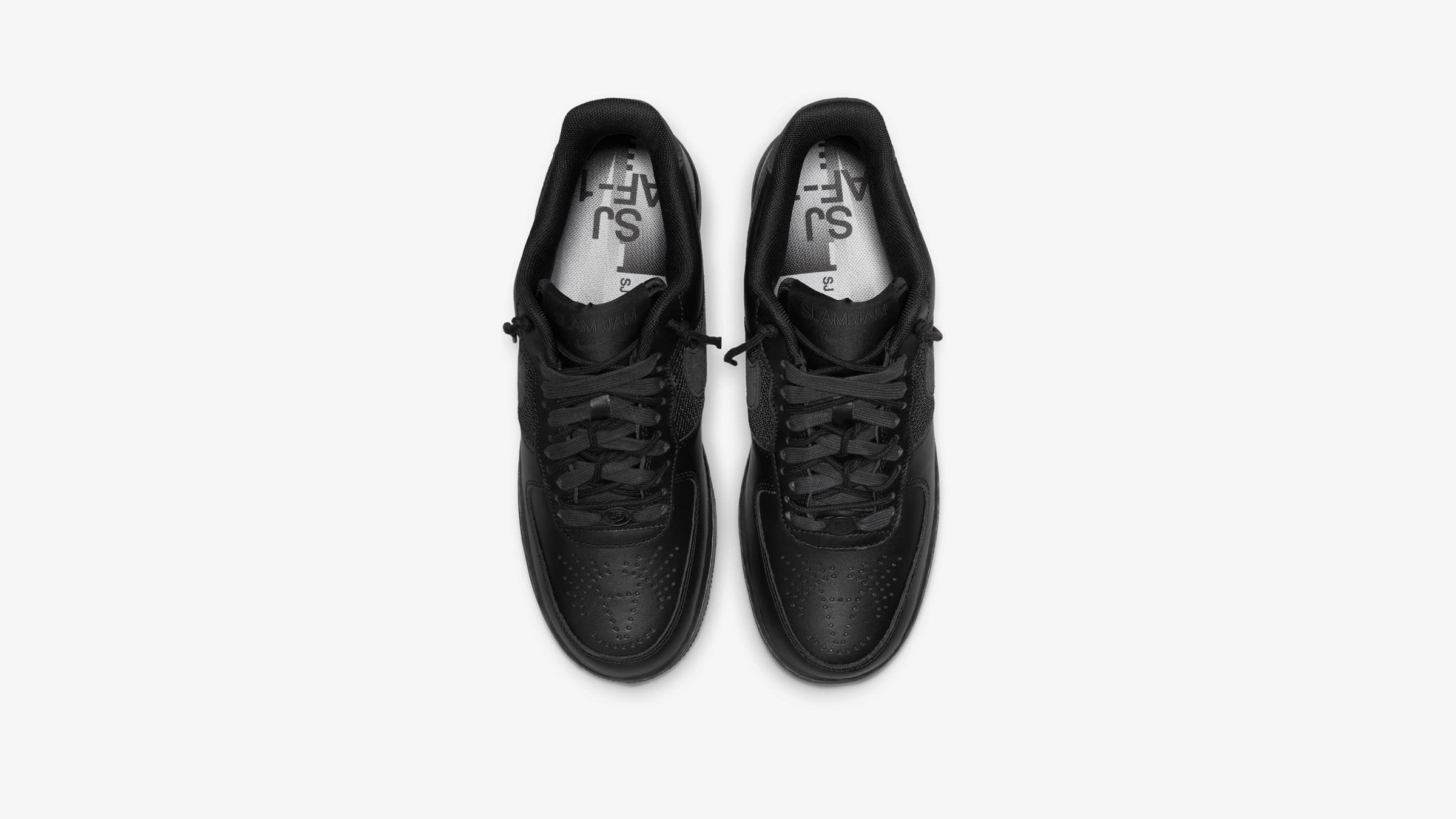 Nike x Slam Jam Air Force 1 Low Sp (Black & Off Noir) | END