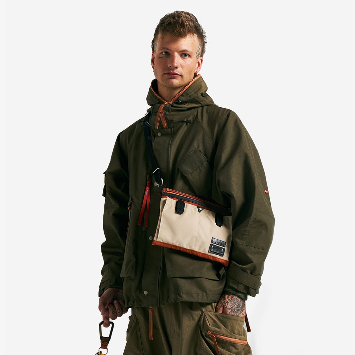 END. x GOOPiMADE ‘Ibex’ ExG Polyhedron Mountain Parka (Olive) | END ...