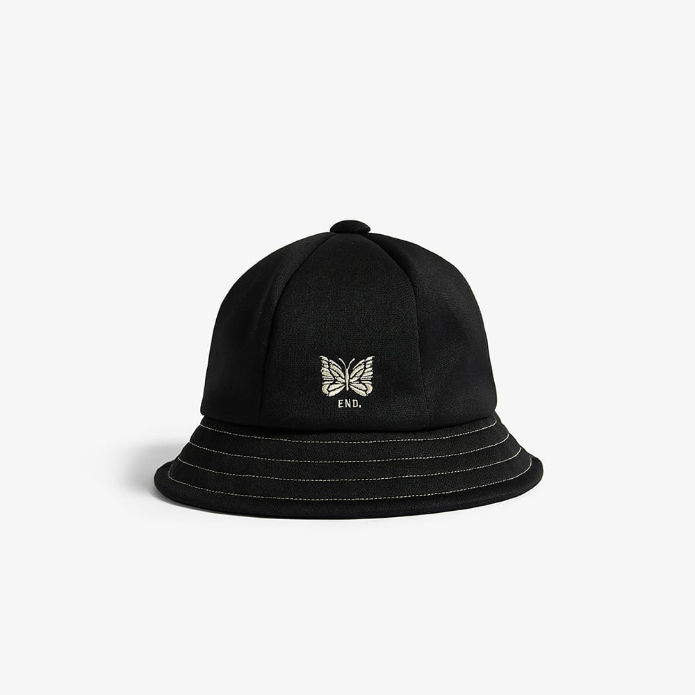 END. x Needles 'Blackjack' Bermuda Hat (Black & Pearl) | END. Launches