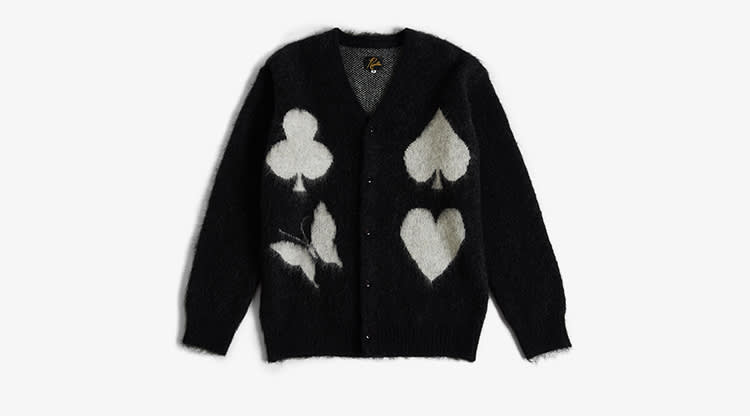 END. x Needles 'Blackjack' Mohair Cardigan (Blackjack) | END. Launches