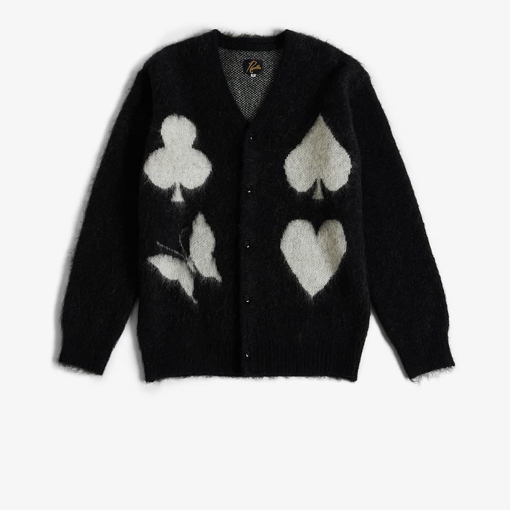 END. X NEEDLES BLACKJACK MOHAIR CARDIGAN-