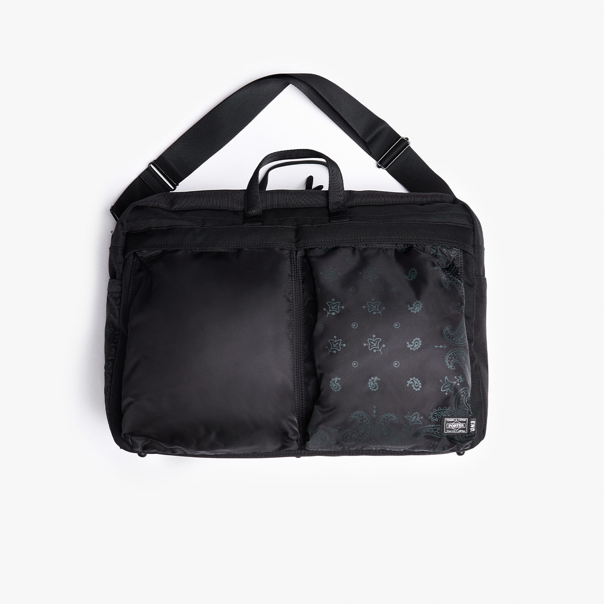 END. x Porter-Yoshida & Co 2-Way Duffle Bag (Black) | END. Launches