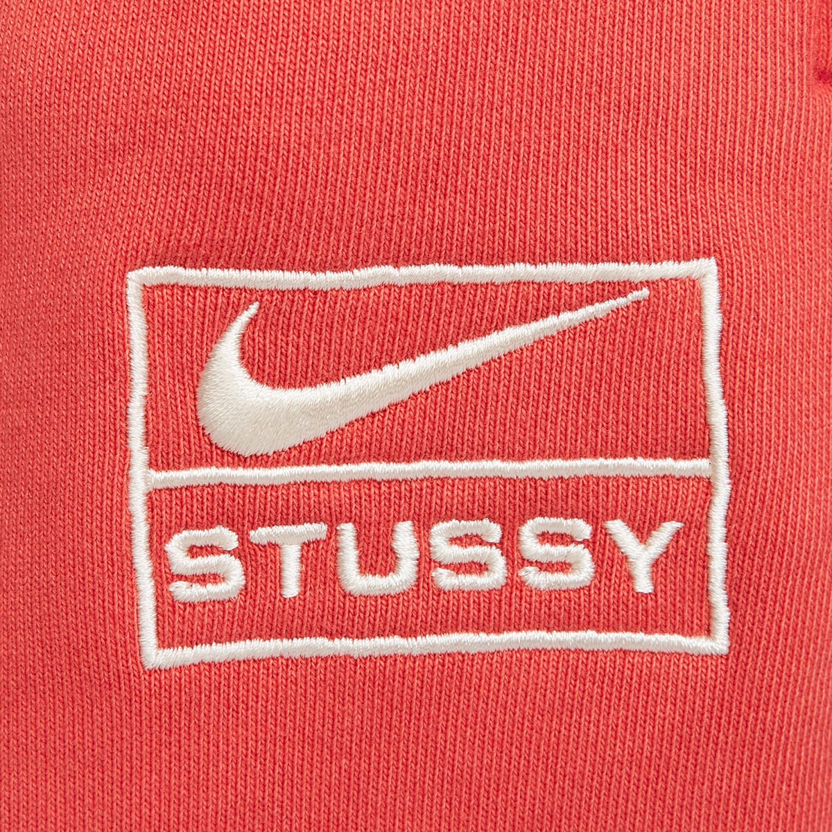 Nike x Stussy Fleece Pant (Red & Natural)