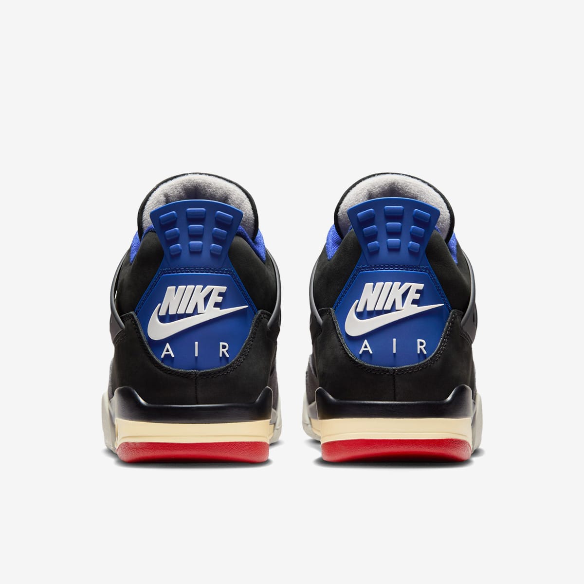 Air Jordan 4 Retro Og Rmstd Sneaker (Black, Red & Grey
