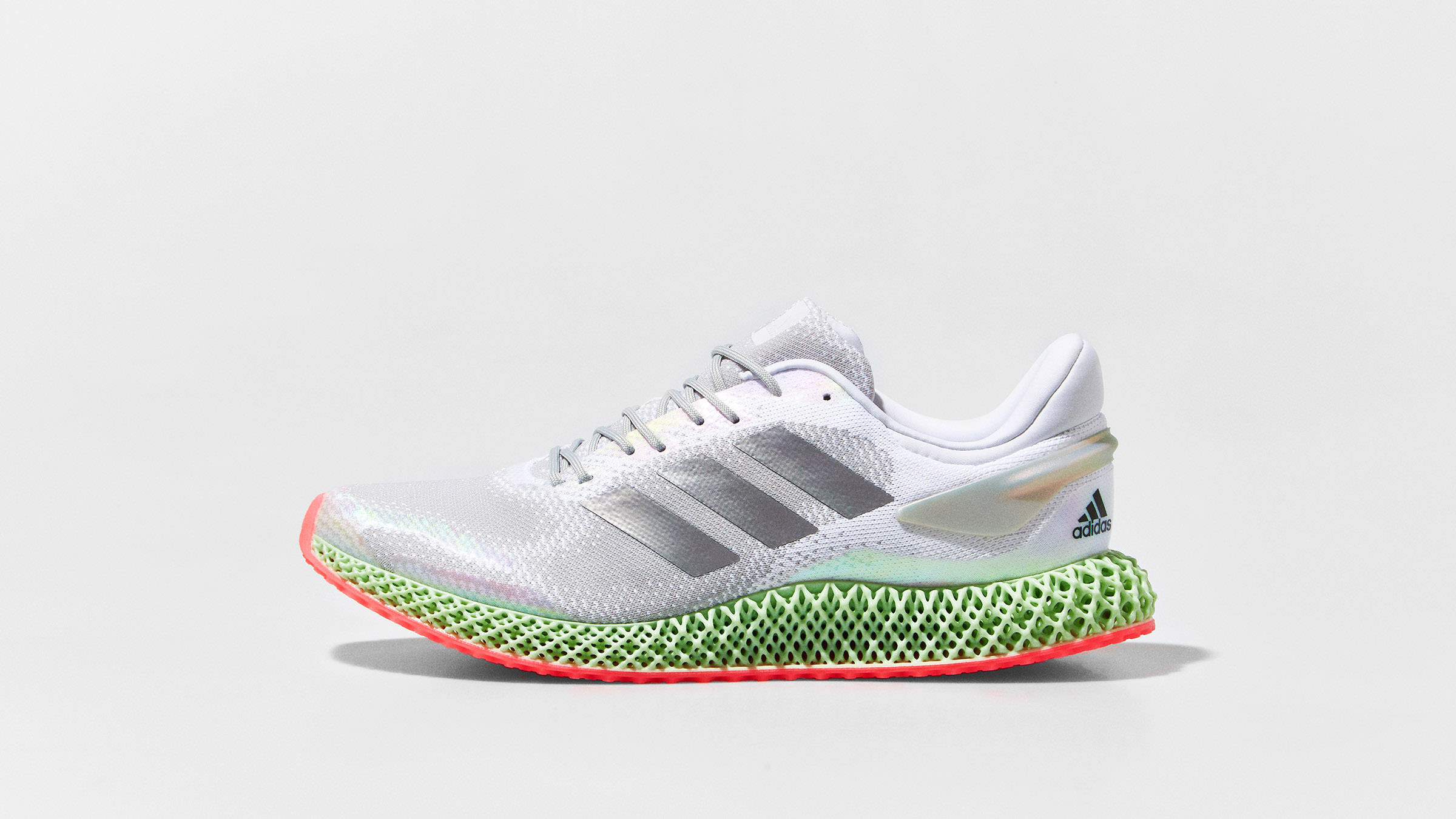 Adidas Ultra 4D (White, Silver & Signature Pink) | END. Launches