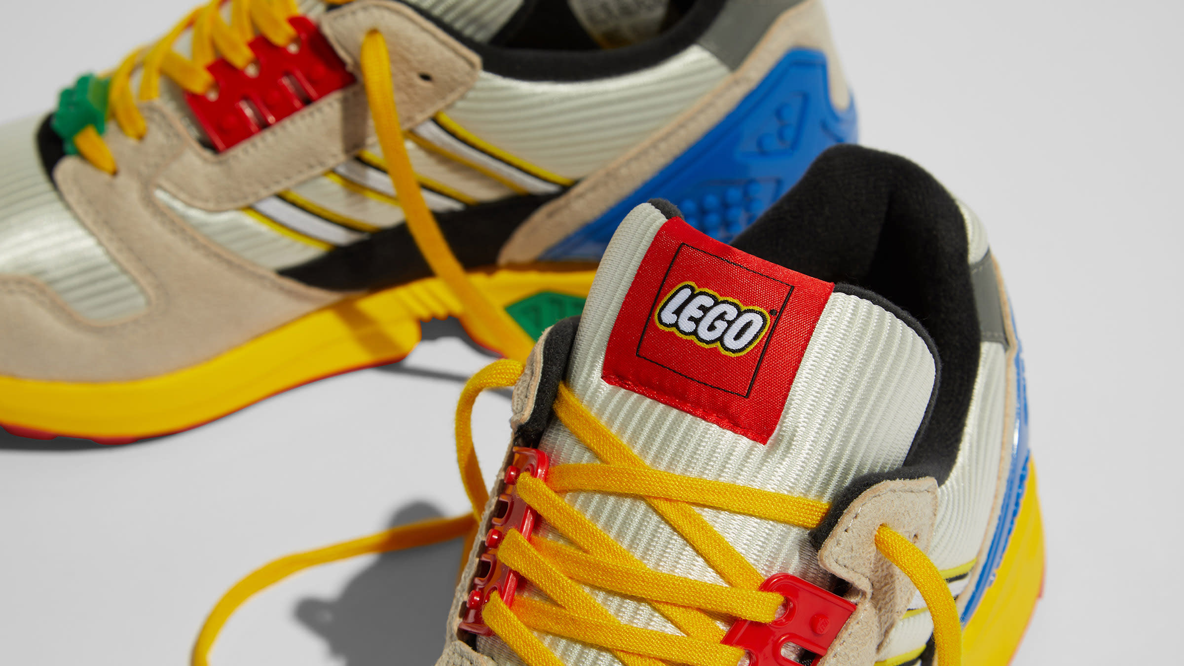 Adidas x Lego A-ZX ZX8000 (Yellow, Brown & White) | END. Launches