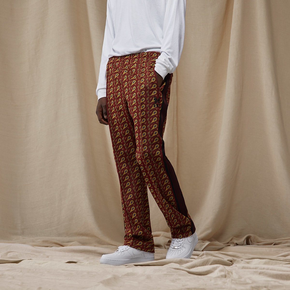 END. x Needles Track Narrow Pant 'Paisley' (Paisley Jacquard) | END ...