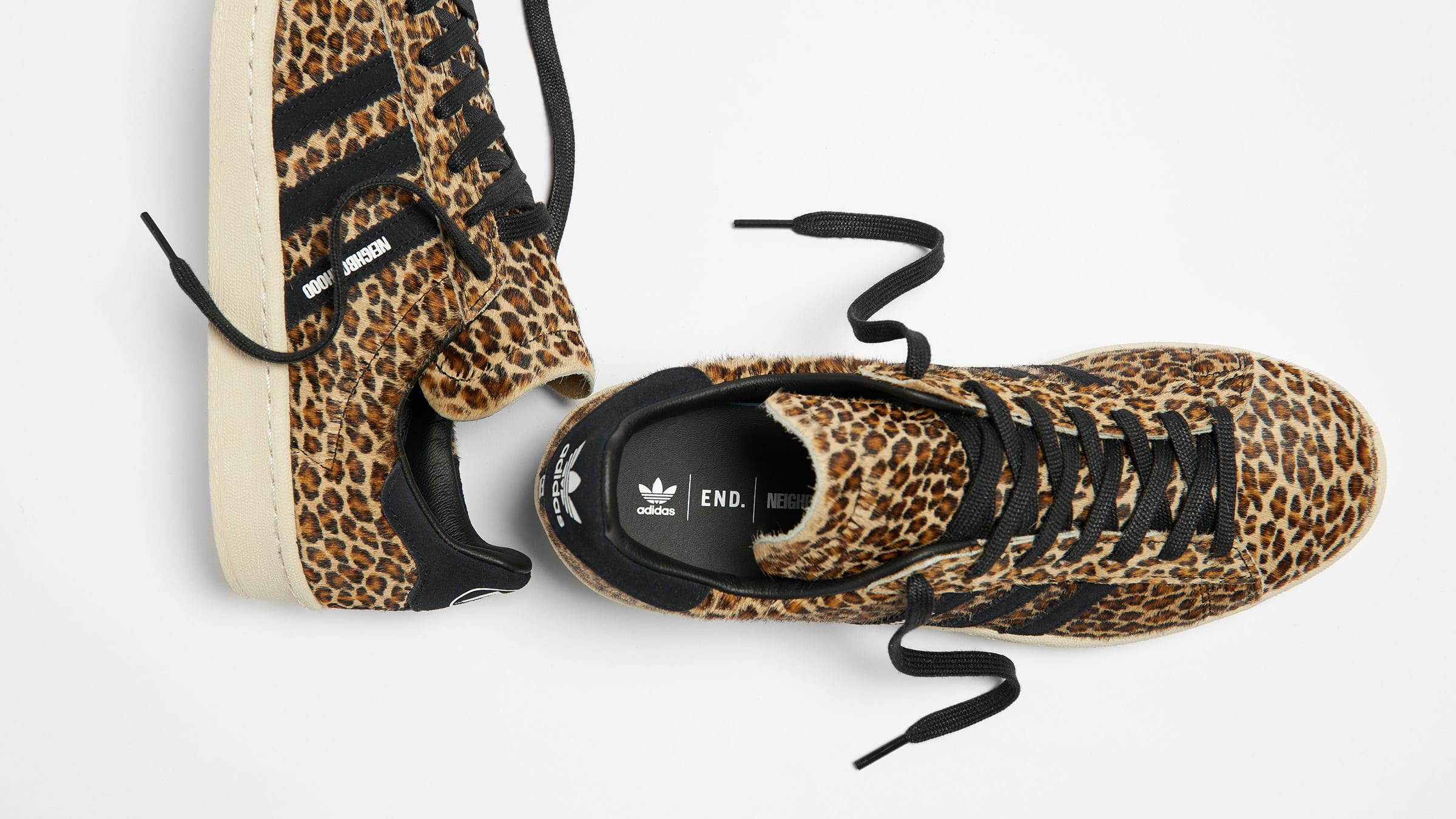 END. x Adidas x Neighborhood Campus (Leopard & Black) | END. Launches