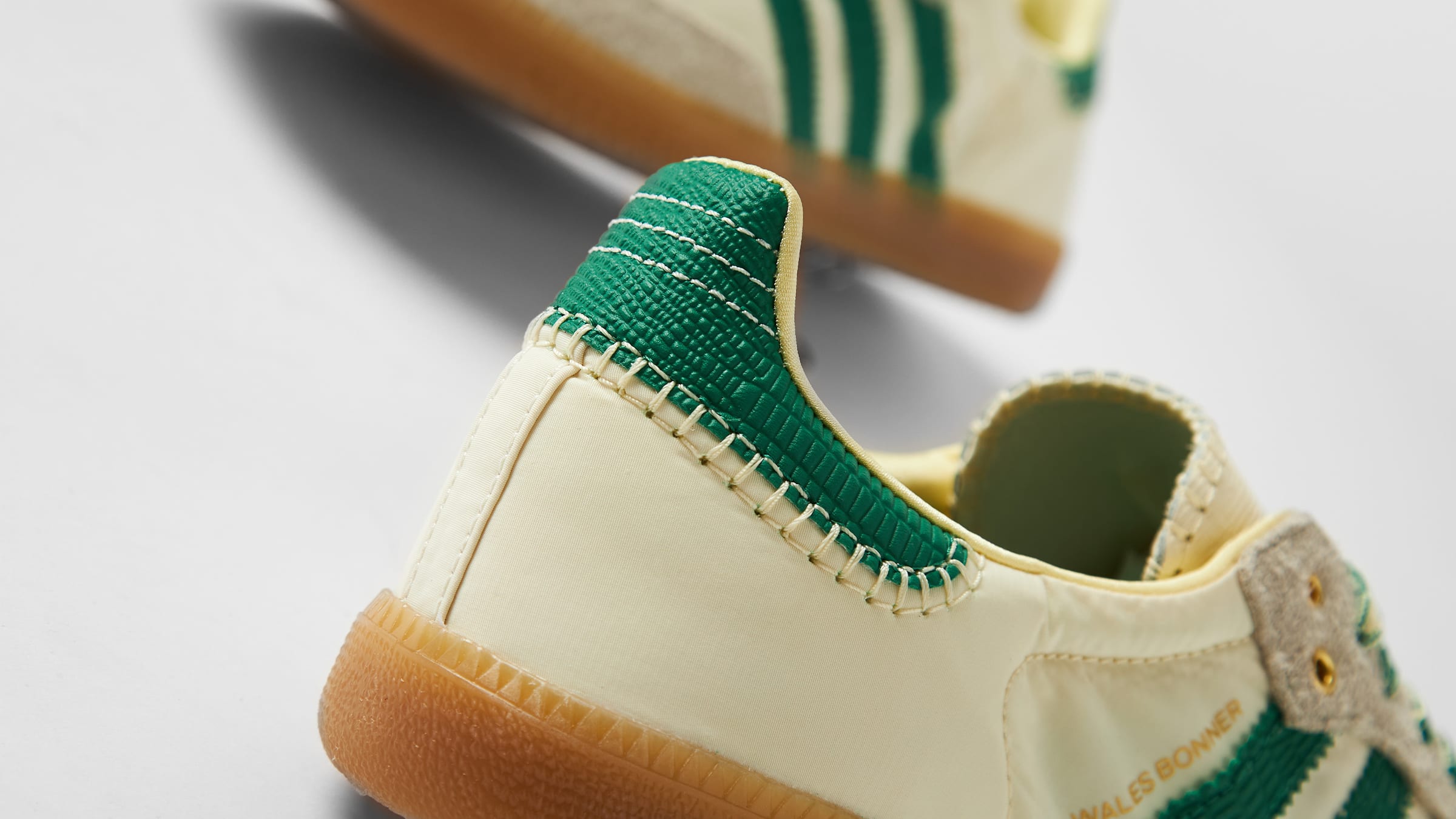 Adidas x Wales Bonner Samba (Cream, Green & Yellow) | END. Launches
