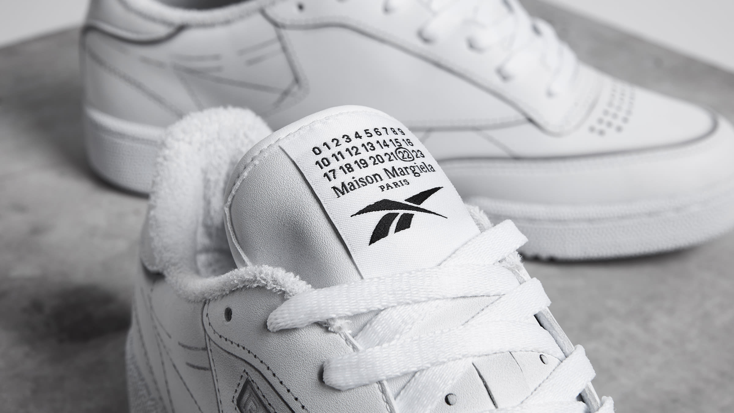 Reebok X Maison Margiela Project 0 Club C Trompe L Oeil White End Launches