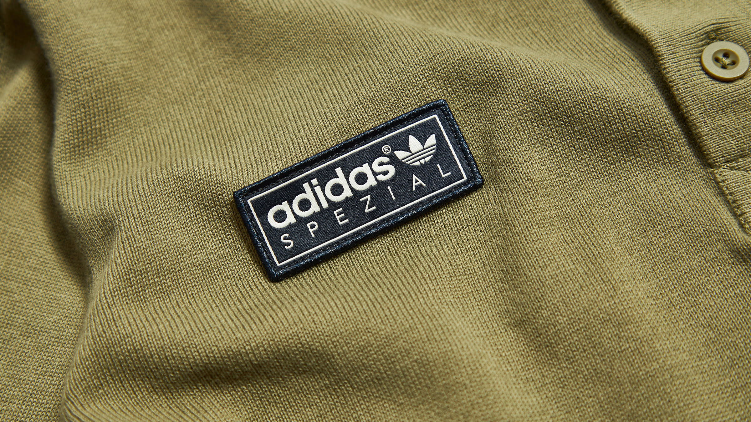 Adidas SPZL Meanwood Polo (Focus Olive) | END. Launches