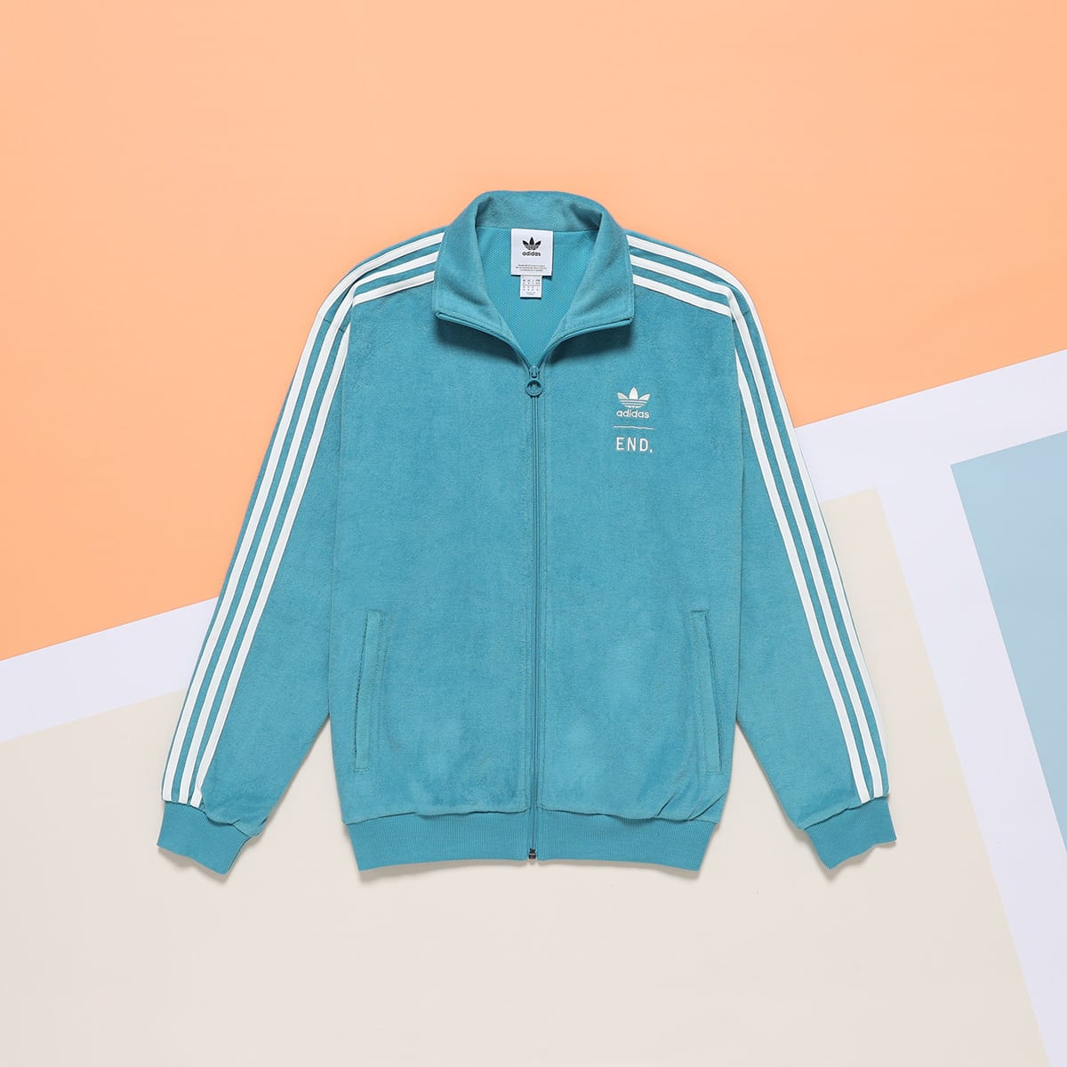 END. x Adidas Tennis Club Track Top (Future Ocean) | END. Launches
