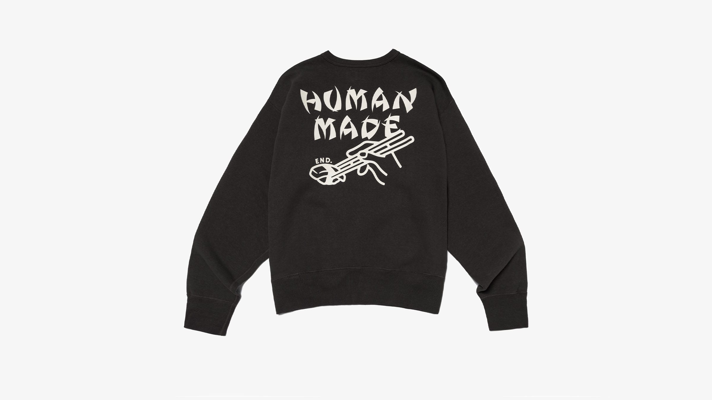 END. x Human Made Sushi Sweat (Black) | END. Launches