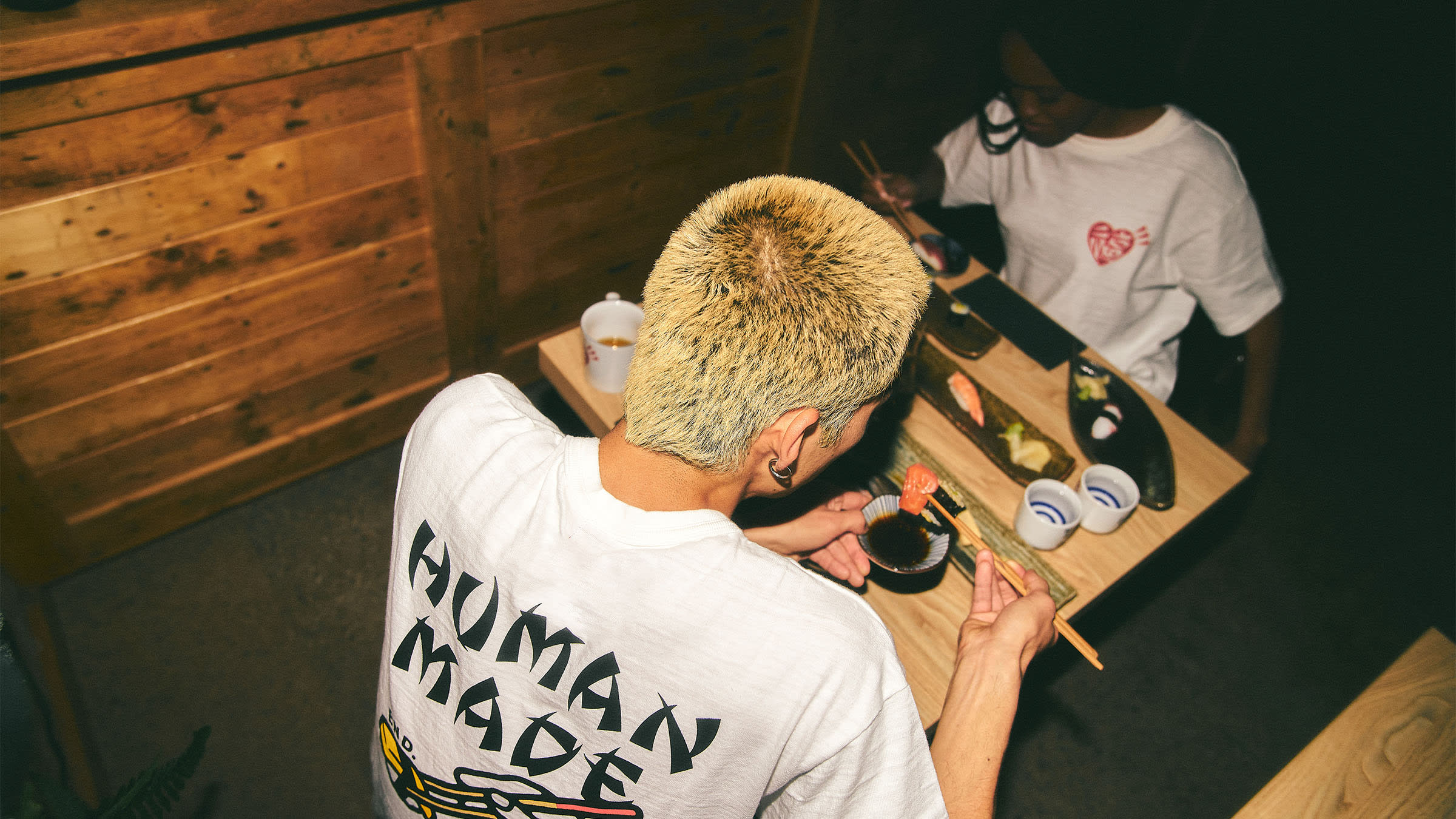 END. x Human Made Sushi T-Shirt (White) | END. Launches