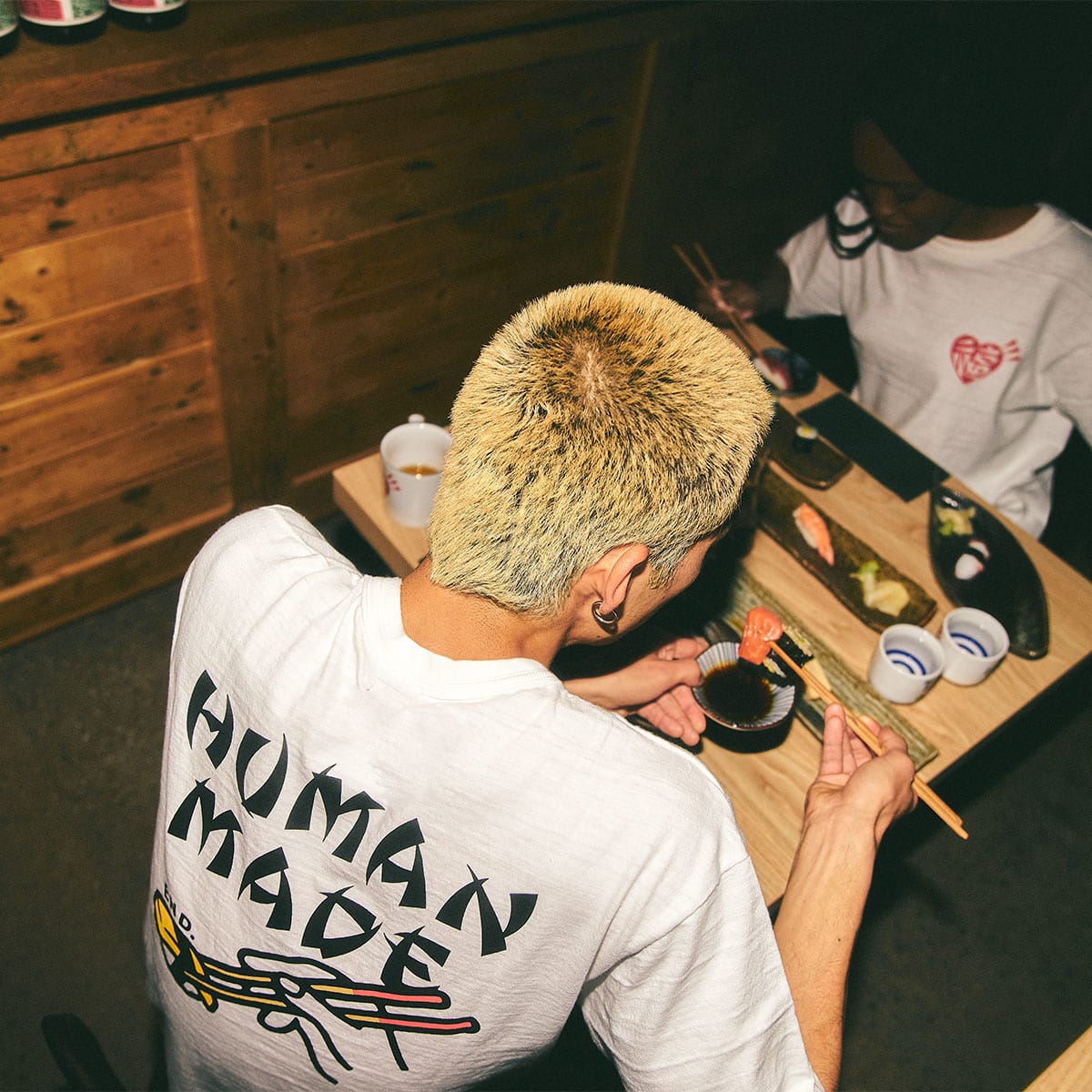 END. x Human Made Sushi T-Shirt (White) | END. Launches