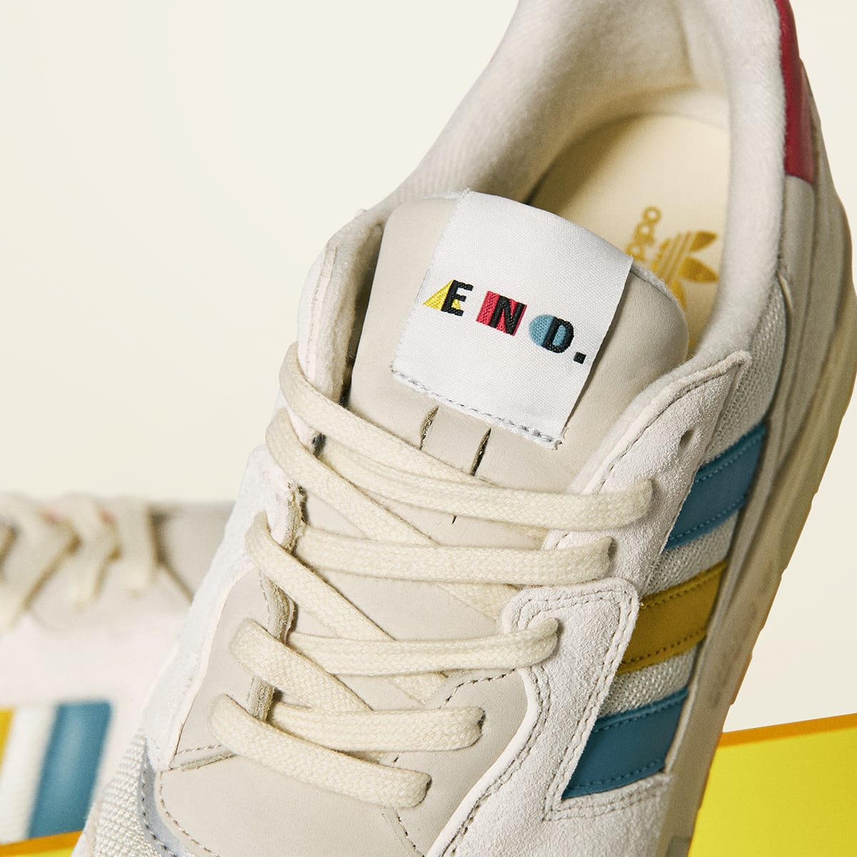 END. x Adidas ZX 420 (Off White & White) | END. Launches