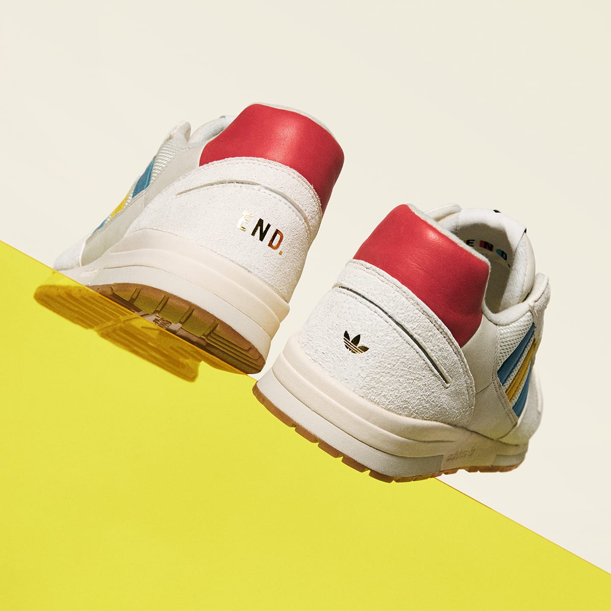 END. x Adidas ZX 420 (Off White & White) | END. Launches