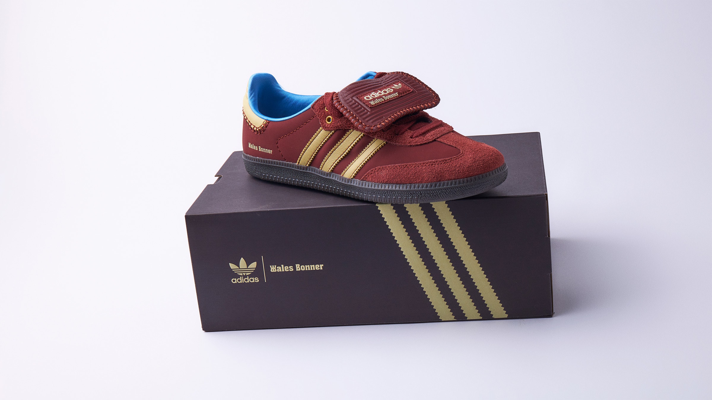 Adidas x Wales Bonner Samba (Fox Brown, Beige & Lucky Blue