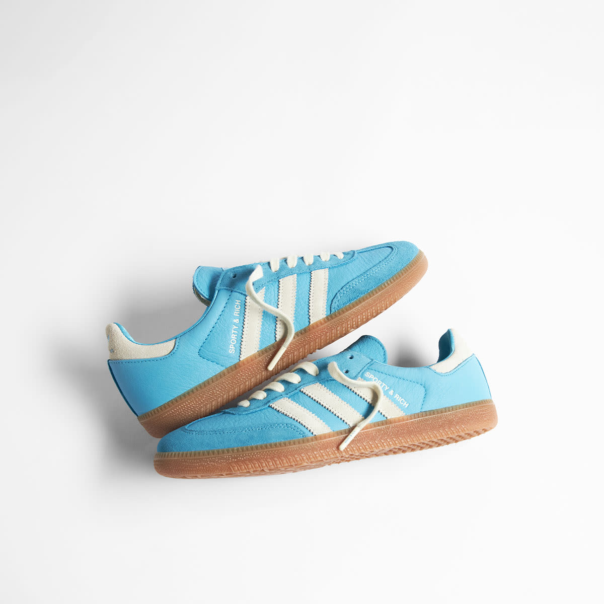 Adidas x Sporty & Rich Samba OG (Blue Rush & Cream White) | END