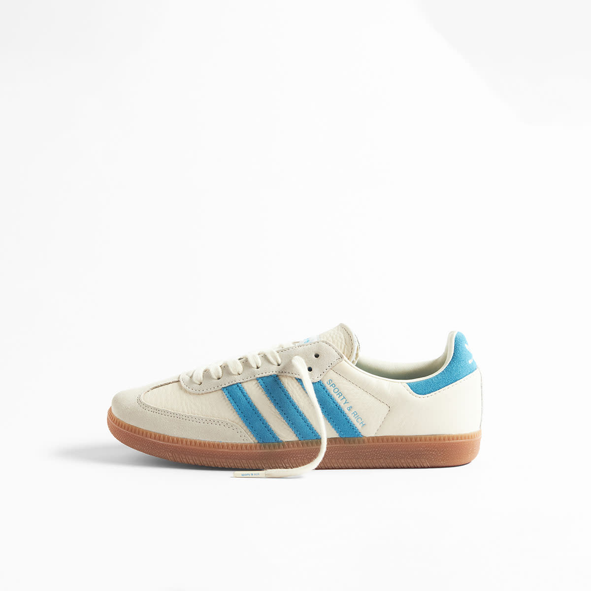 Adidas x Sporty & Rich Samba OG (Cream White & Blue Rush