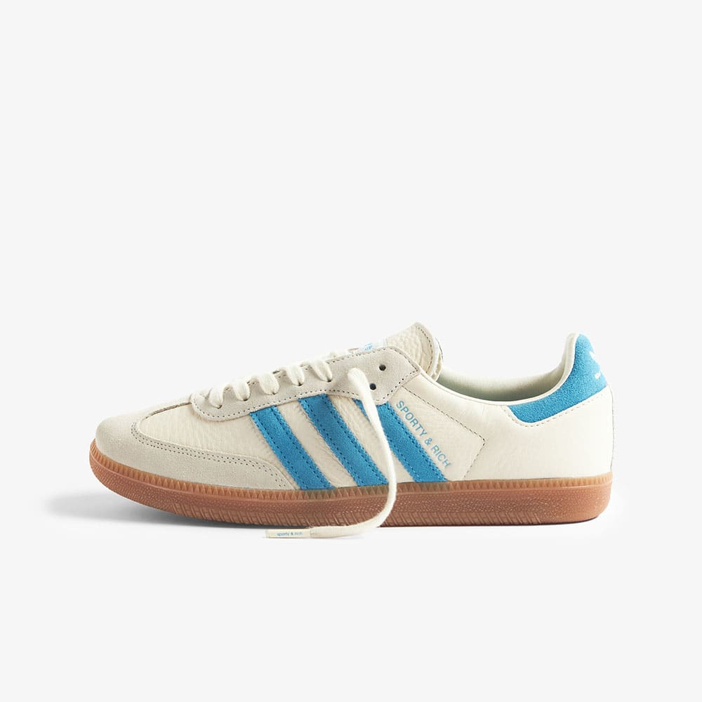 Adidas x Sporty & Rich Samba OG (Cream White & Blue Rush